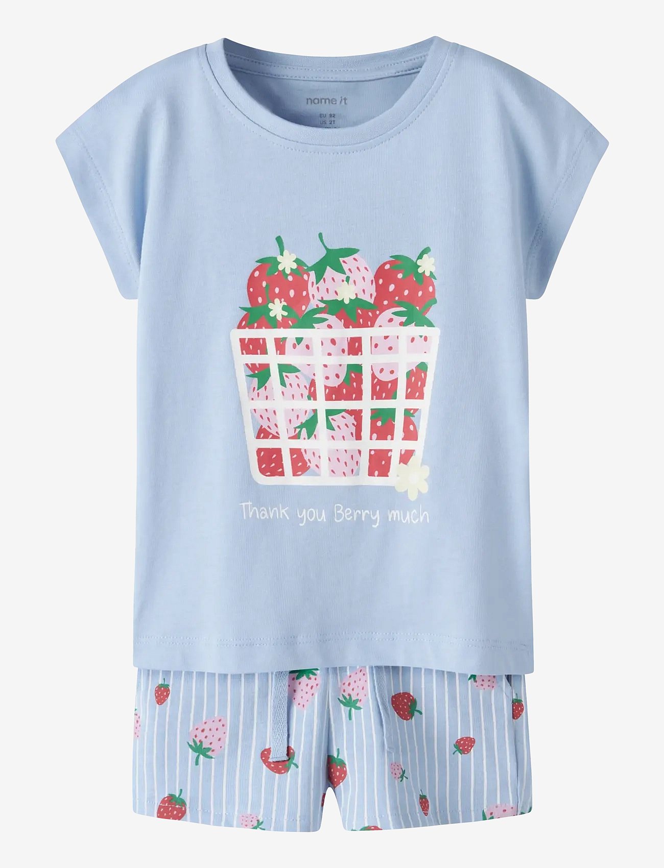 name it Nmfvigea Capsl Top Set - Blue - 104