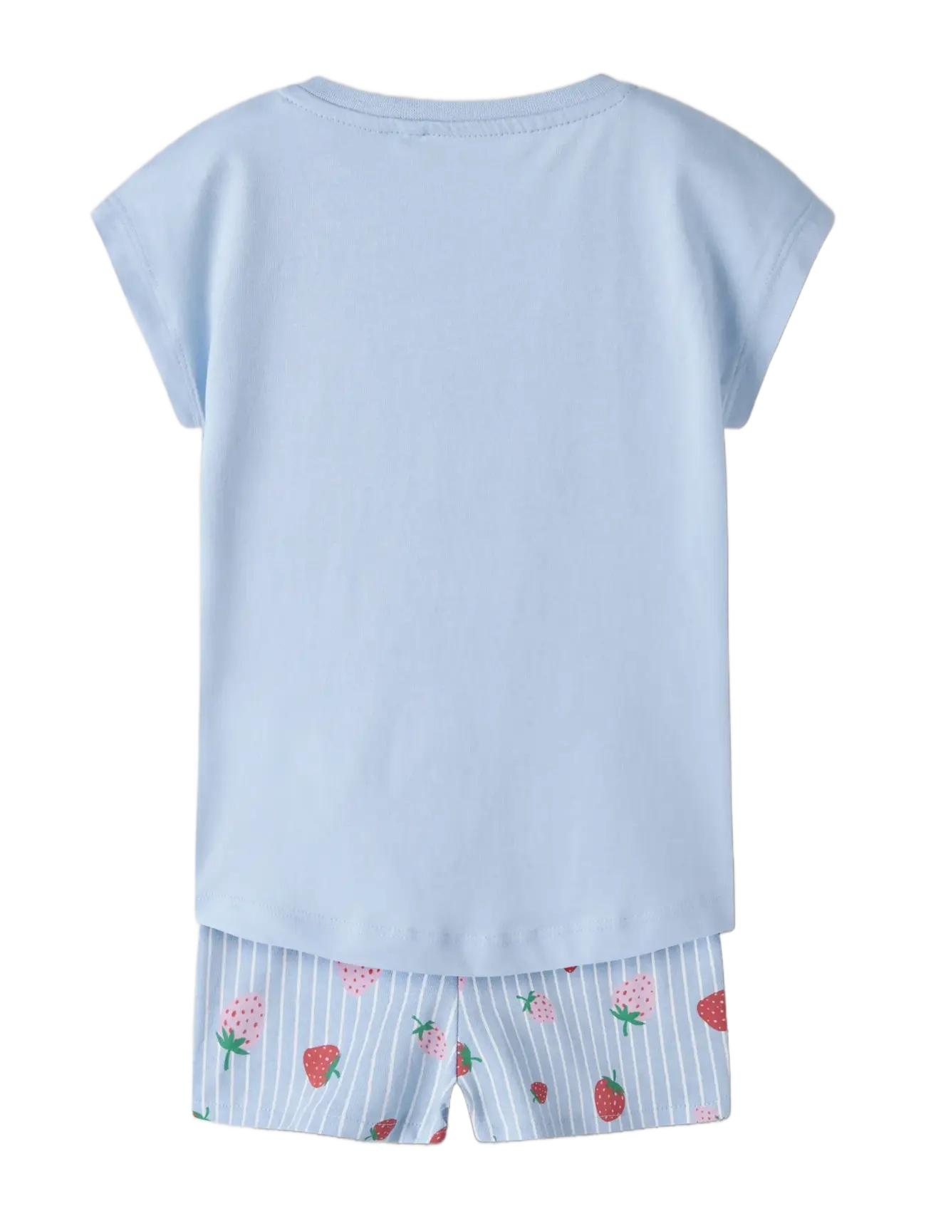 name it - NMFVIGEA CAPSL TOP SET - sæt med kortærmet t-shirt - chambray blue - 1