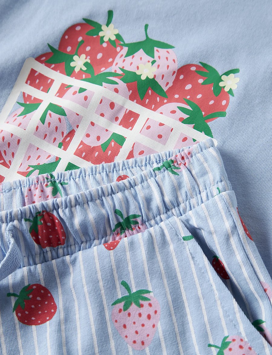 name it - NMFVIGEA CAPSL TOP SET - komplektid lühikeste varrukatega t-särgiga - chambray blue - 4
