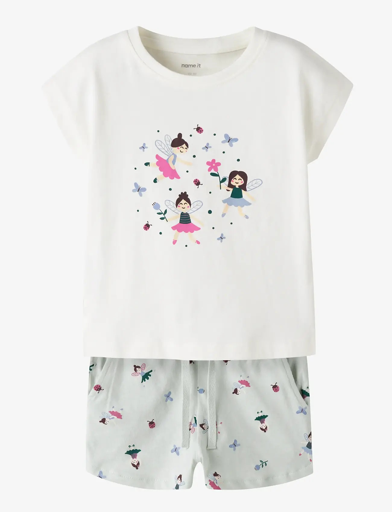 name it - NMFVIGEA CAPSL TOP SET - madalaimad hinnad - cloud dancer - 0