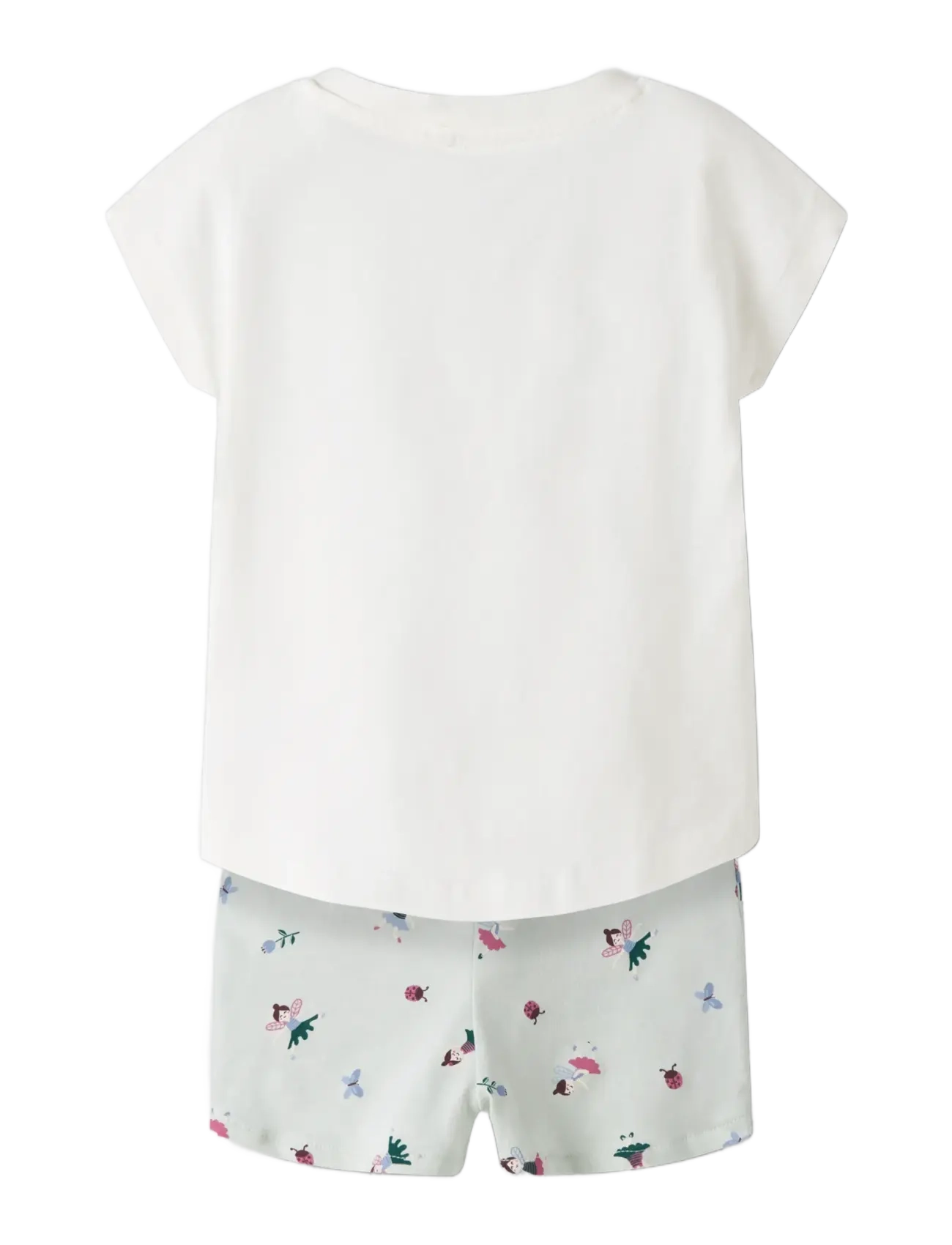 name it - NMFVIGEA CAPSL TOP SET - sommerschnäppchen - cloud dancer - 1