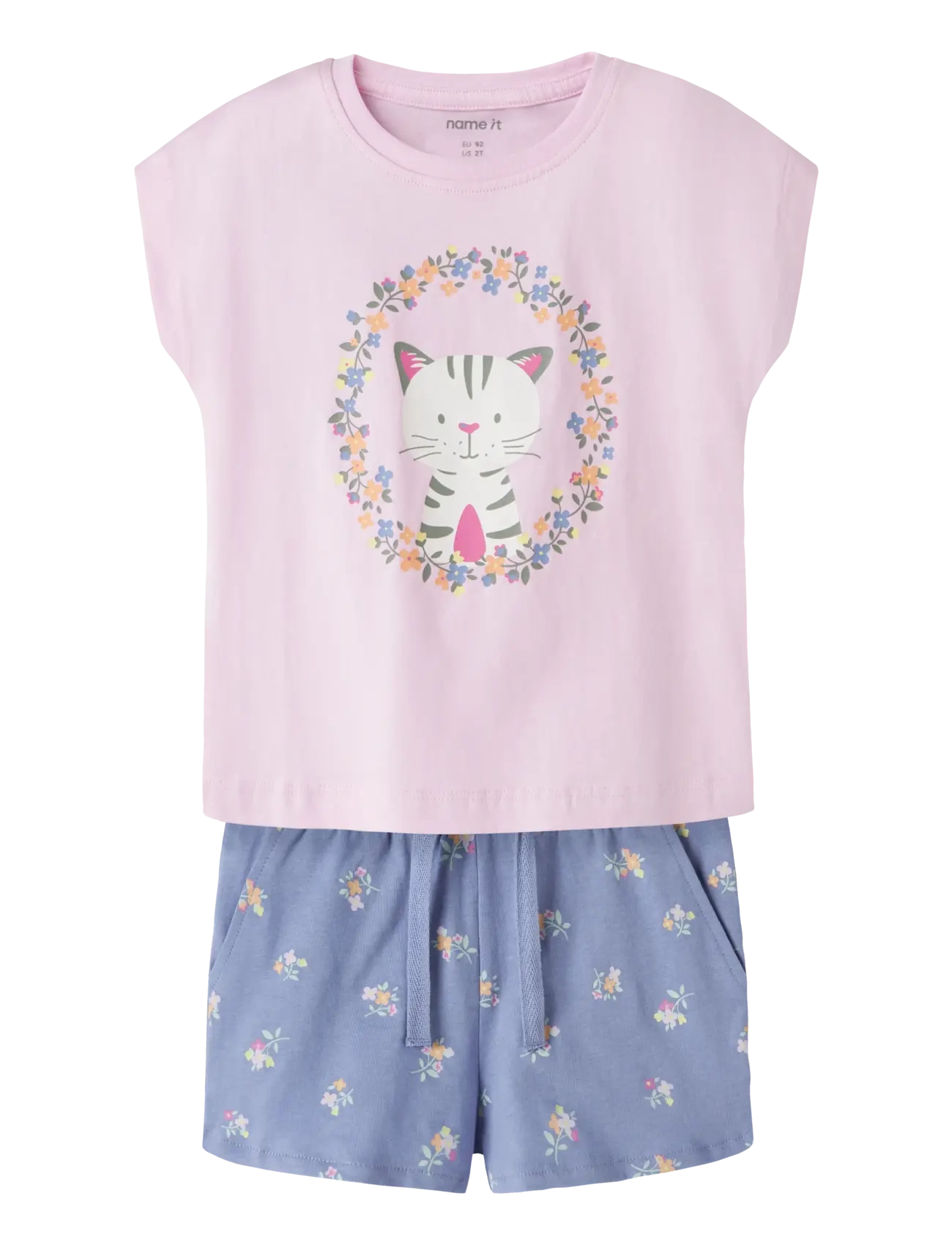 name it NMFVIGEA CAPSL TOP SET - name it - PIROUETTE / pink/rose