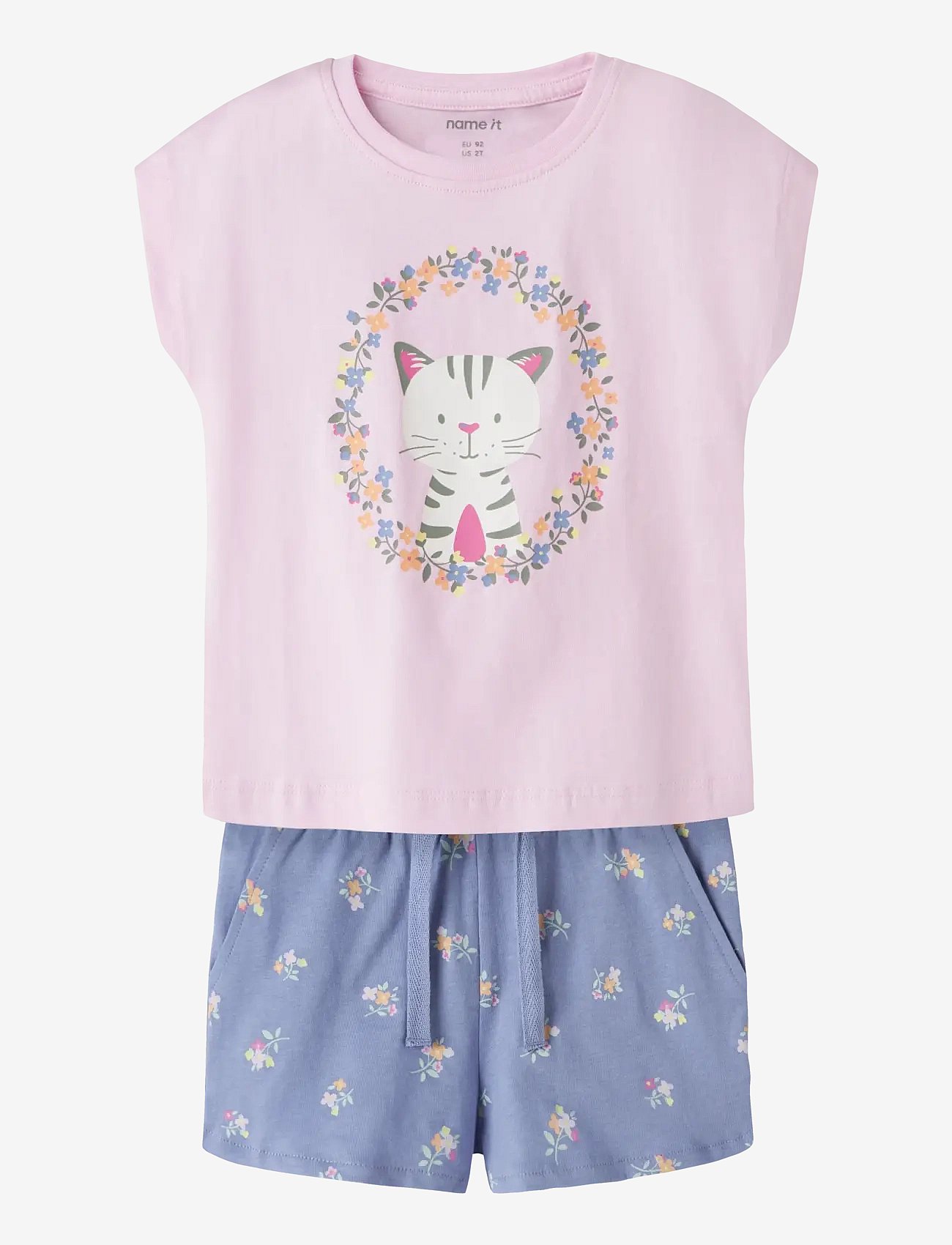 name it Nmfvigea Capsl Top Set - Pink - 104