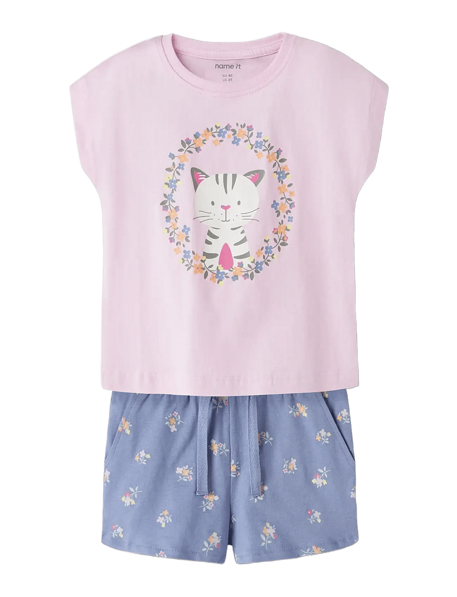 name it - NMFVIGEA CAPSL TOP SET - set med kortärmad t-shirt - pirouette - 3