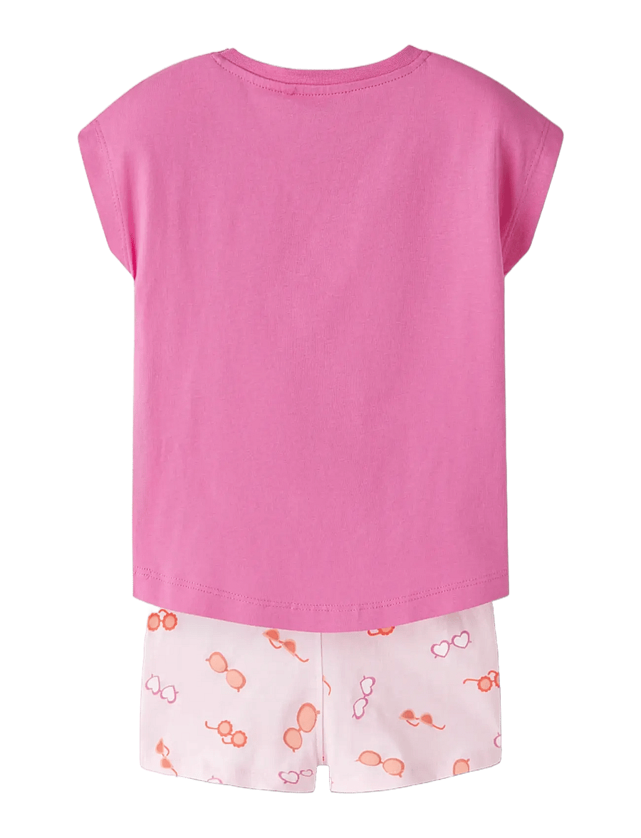 name it - NMFVIGEA CAPSL TOP SET - komplektid lühikeste varrukatega t-särgiga - strawberry moon - 1