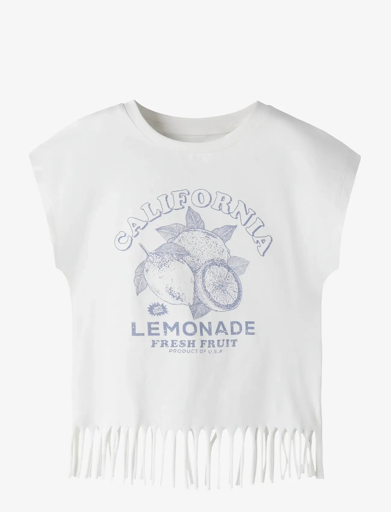 name it - NKFVALONE CAPSL SHORT TOP - kortærmede t-shirts - cloud dancer - 0