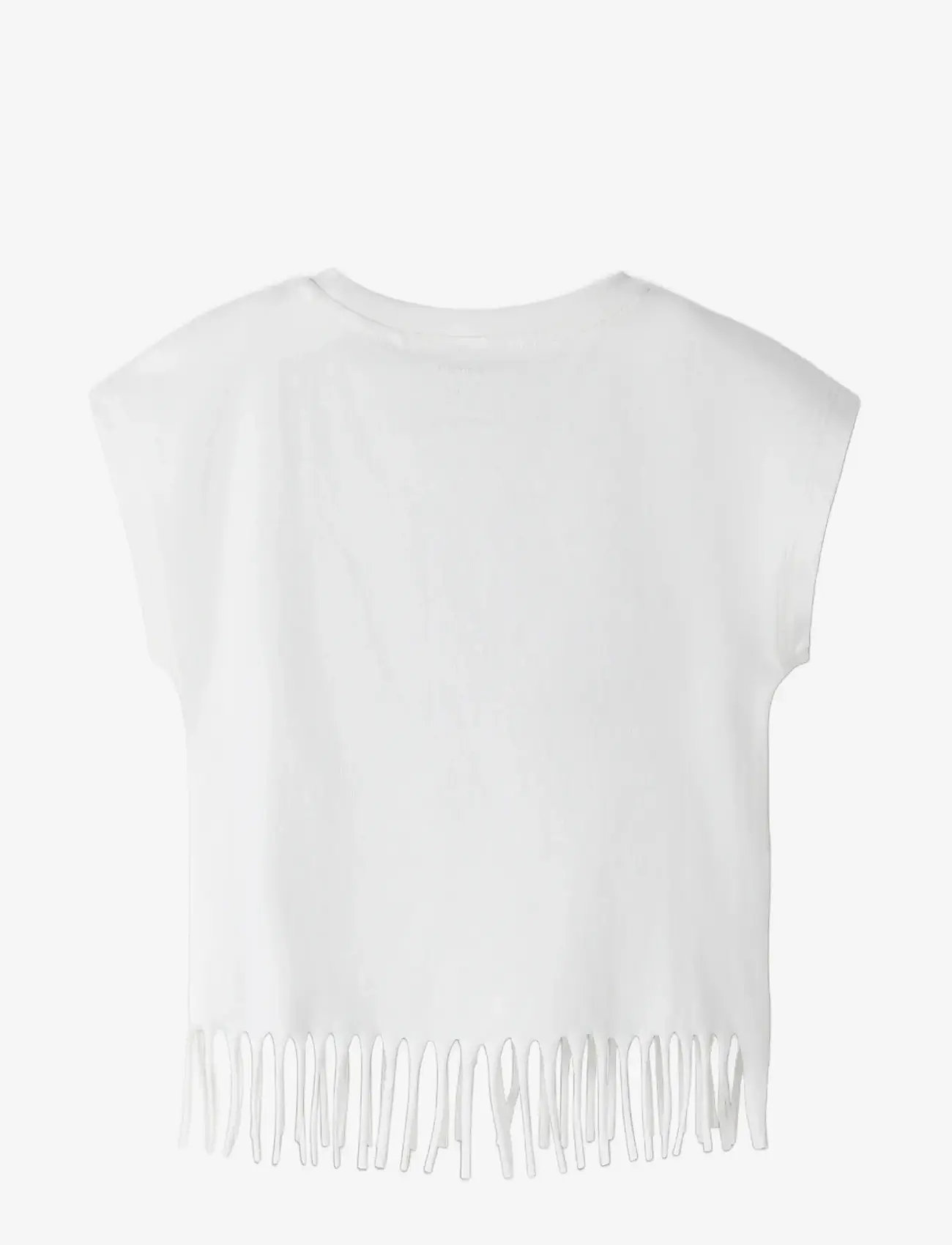 name it - NKFVALONE CAPSL SHORT TOP - kortærmede t-shirts - cloud dancer - 1