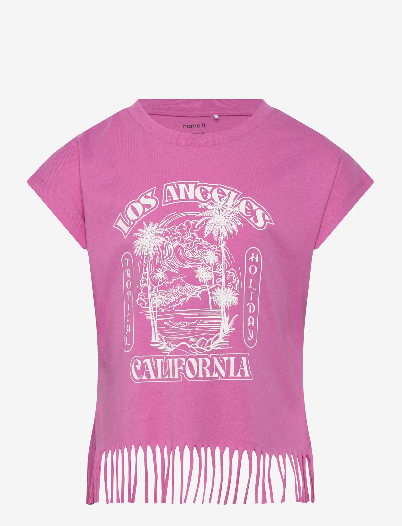 name it - NKFVALONE CAPSL SHORT TOP - lühikeste varrukatega t-särgid - strawberry moon - 0