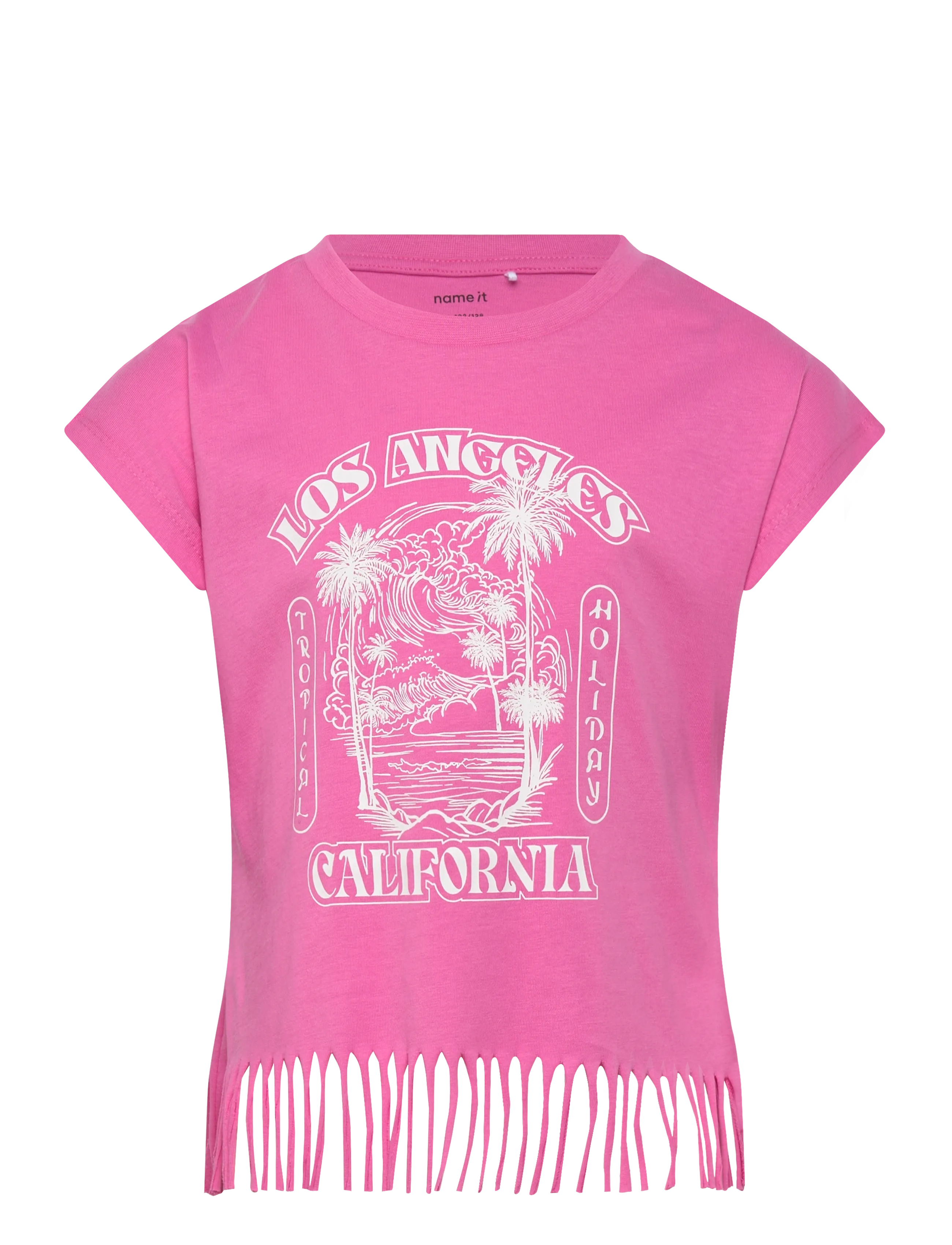 name it NKFVALONE CAPSL SHORT TOP - Overdele - STRAWBERRY MOON / pink/rose