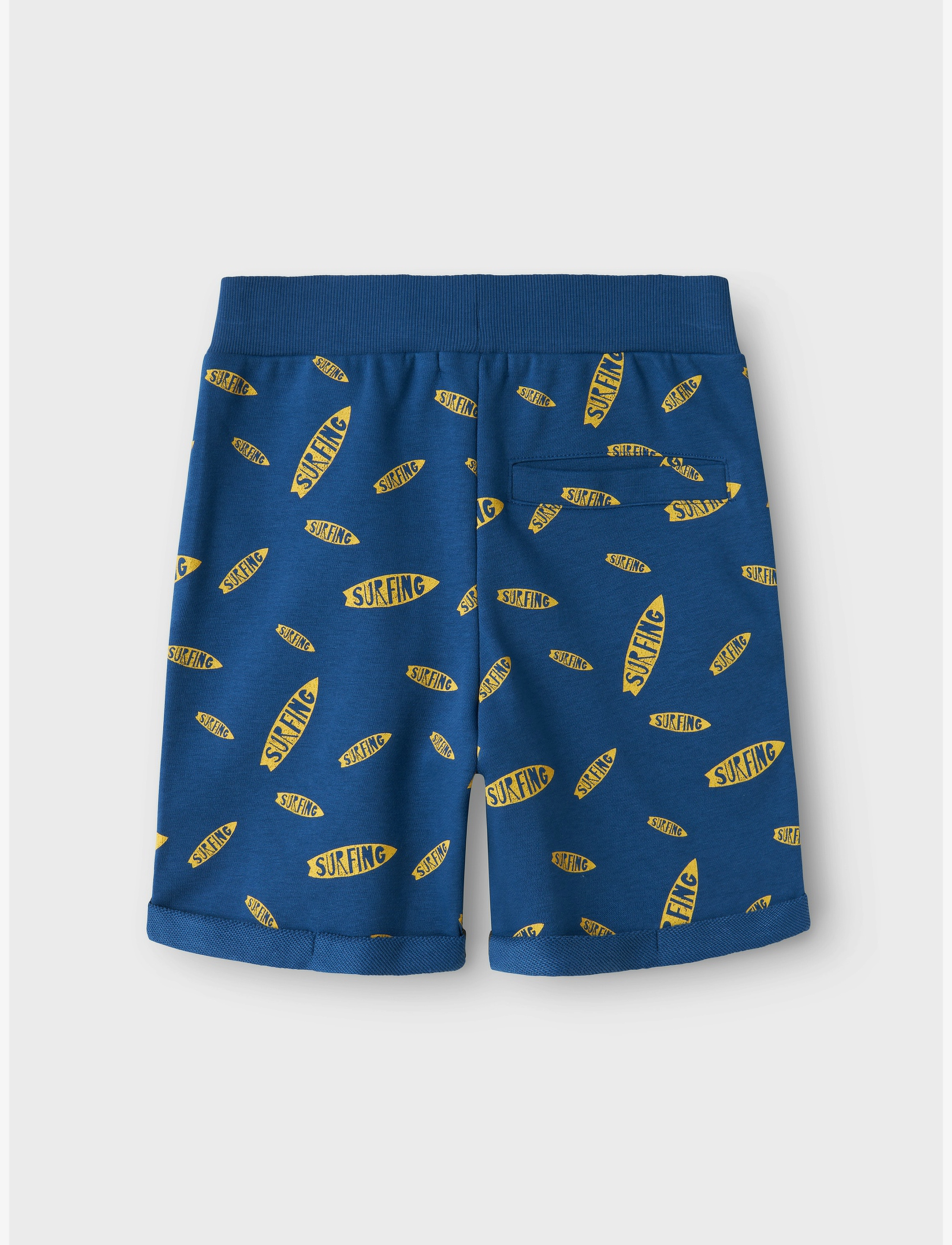 name it - NKMKAJE LONG SWE SHORTS UNB PB - set sail - 1