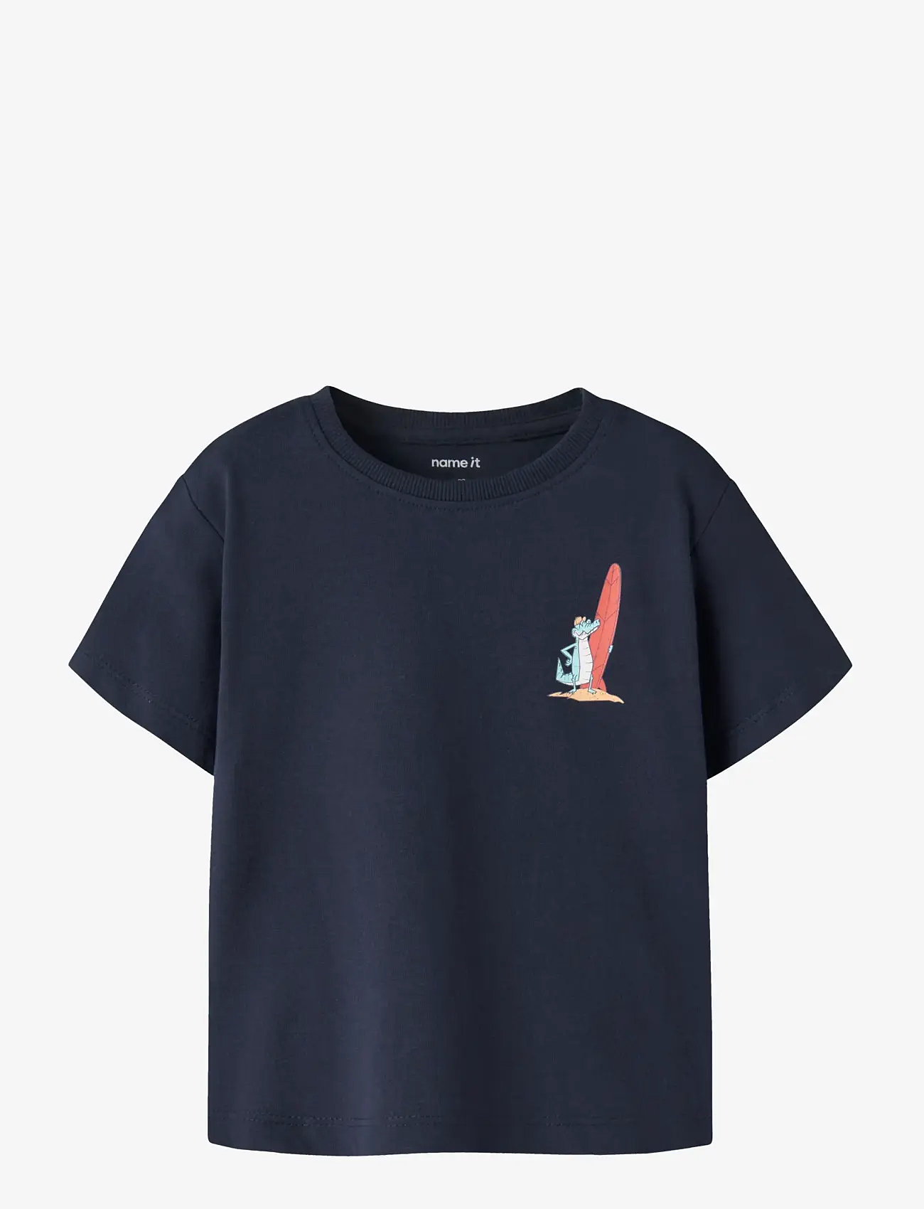 name it - NMMVAGNO SS LOOSE TOP - kortærmede t-shirts - navy blazer - 0