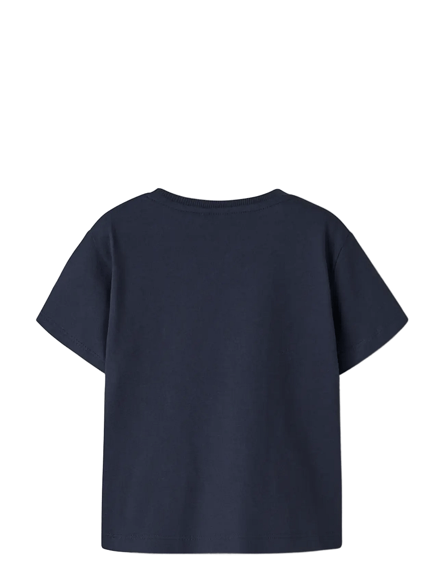 name it - NMMVAGNO SS LOOSE TOP - lühikeste varrukatega t-särgid - navy blazer - 1