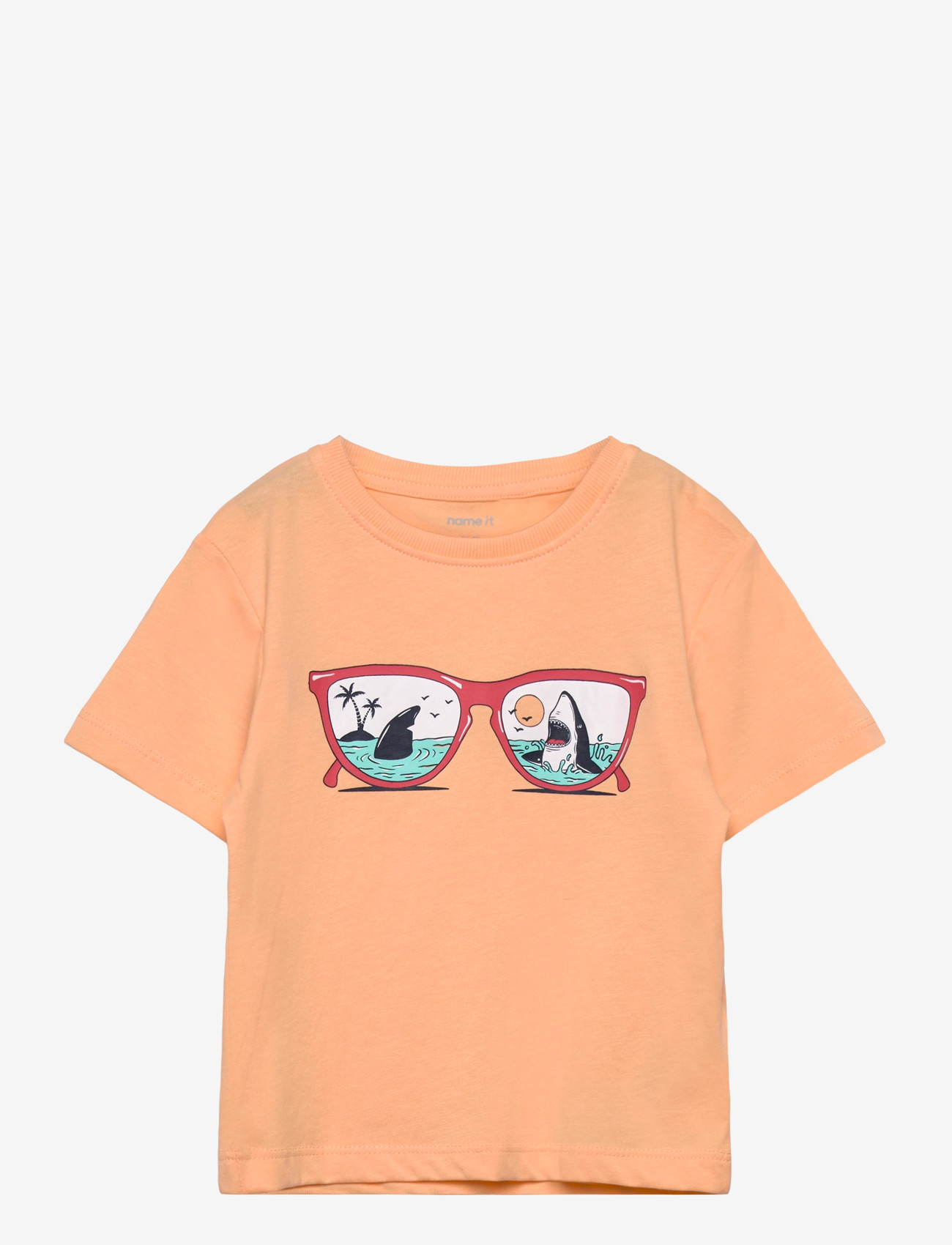 name it - NMMVAGNO SS LOOSE TOP - kortærmede t-shirts - peach fuzz - 0