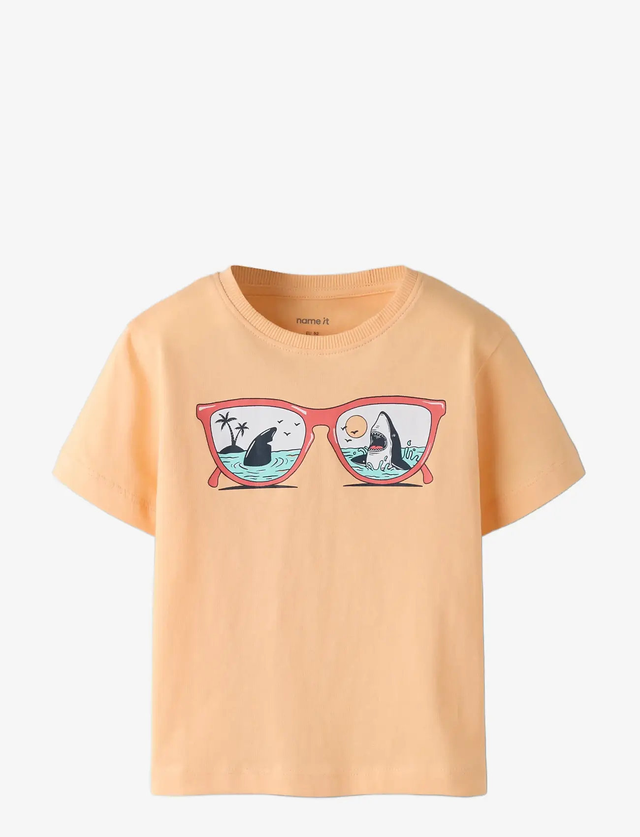 name it - NMMVAGNO SS LOOSE TOP - kortærmede t-shirts - peach fuzz - 2