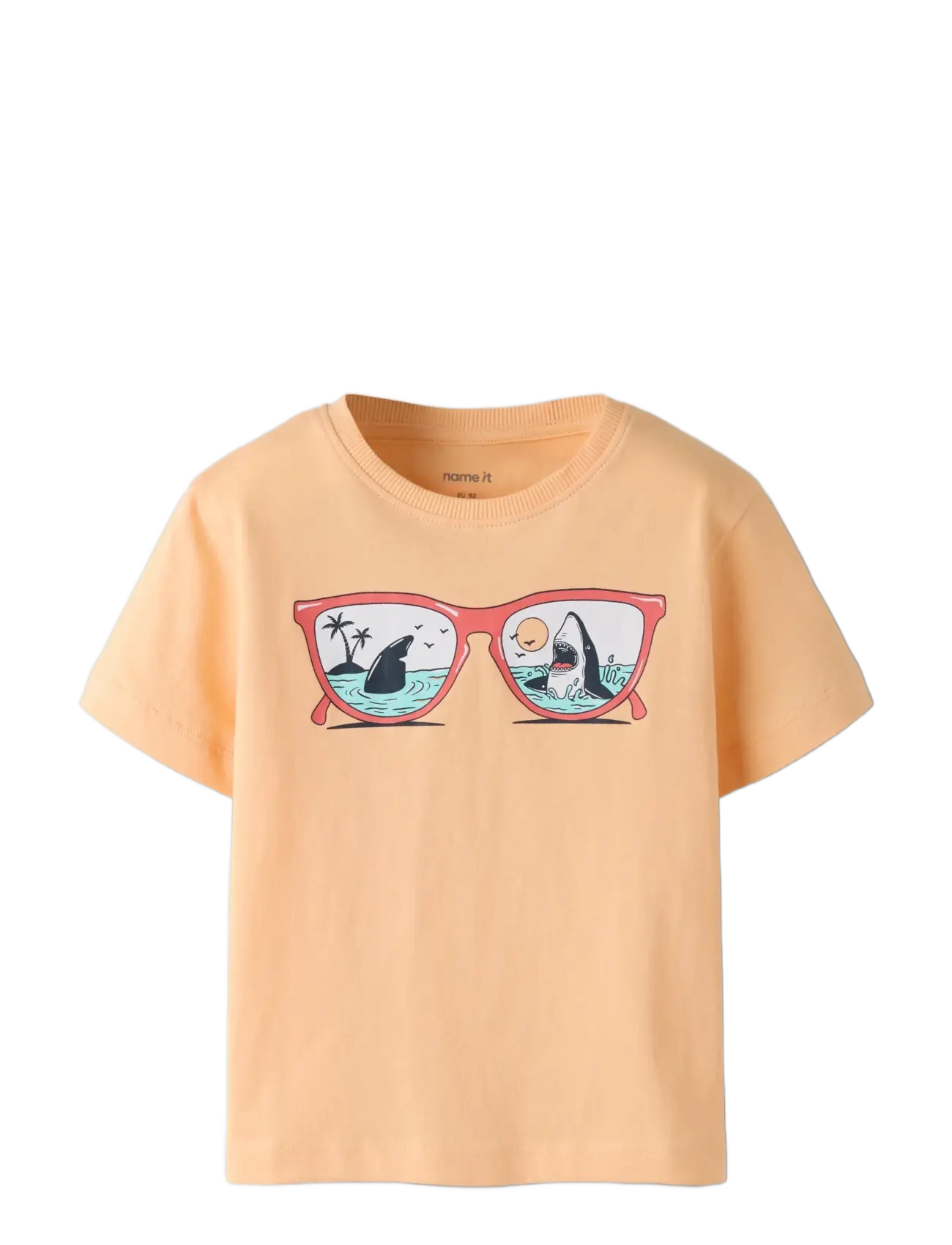 name it - NMMVAGNO SS LOOSE TOP - short-sleeved t-shirts - peach fuzz - 2