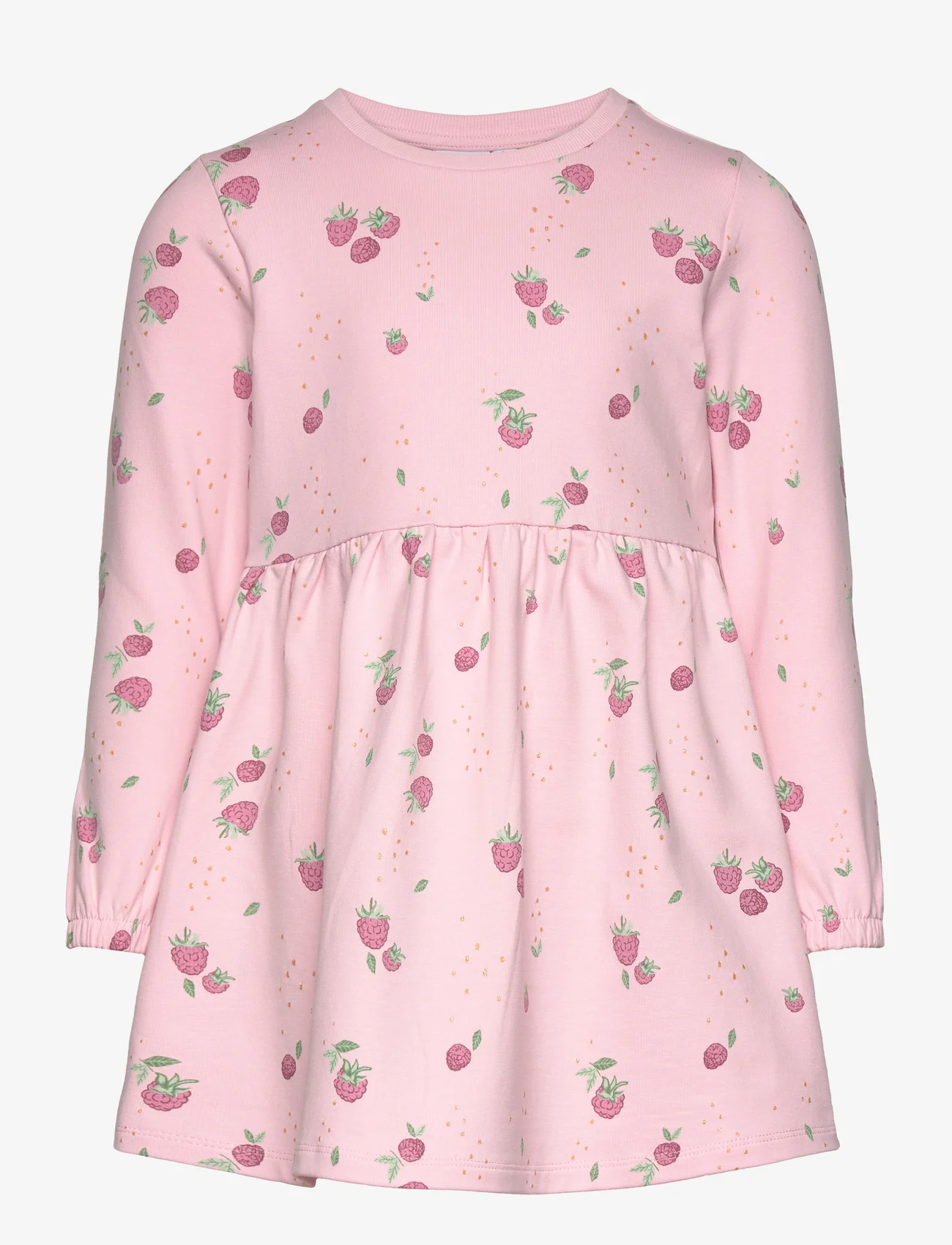 name it - NMFDION SWEAT DRESS BOX UNB - pikkade varrukatega vabaaja kleidid - parfait pink - 0