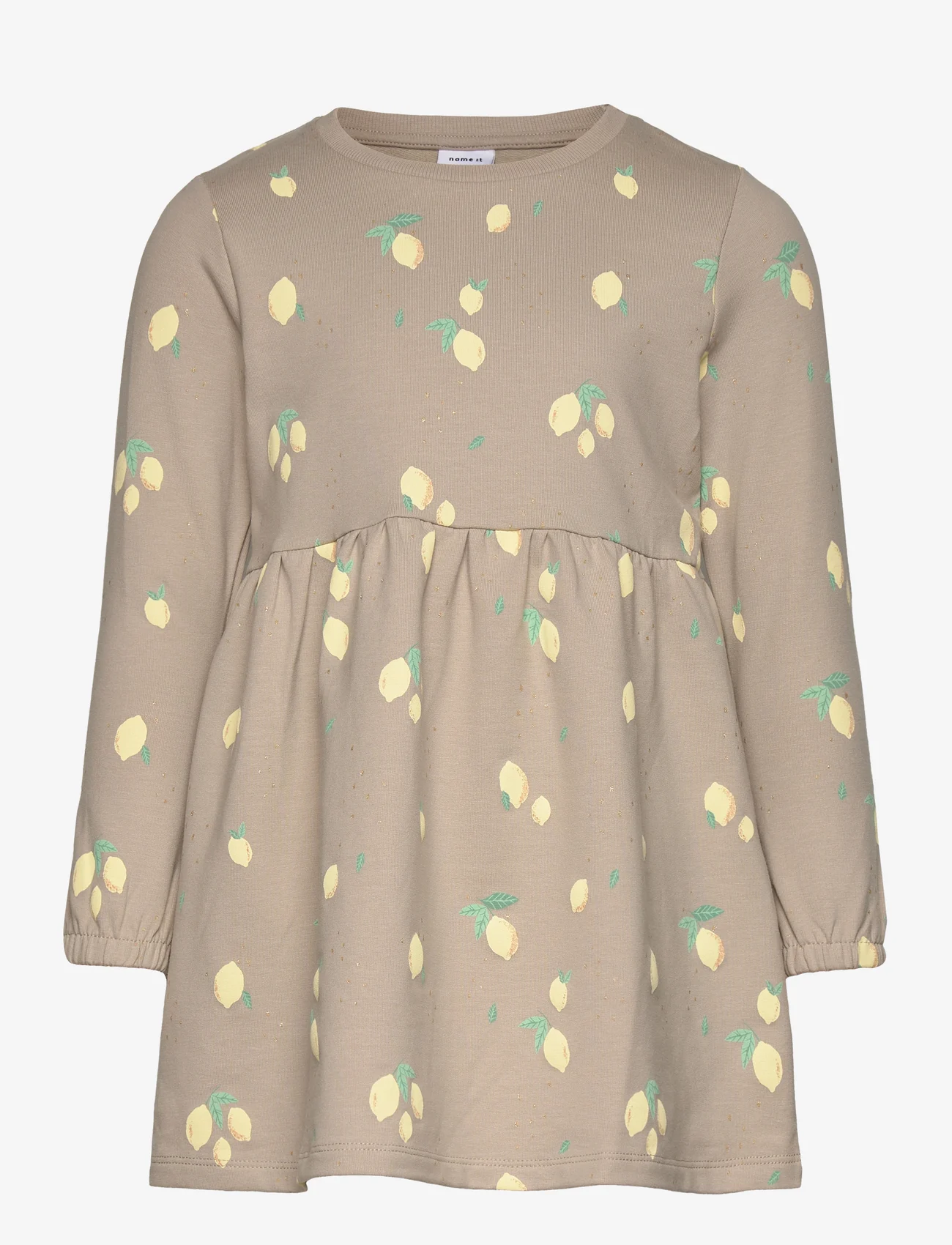 name it - NMFDION SWEAT DRESS BOX UNB - long-sleeved baby dresses - pure cashmere - 0