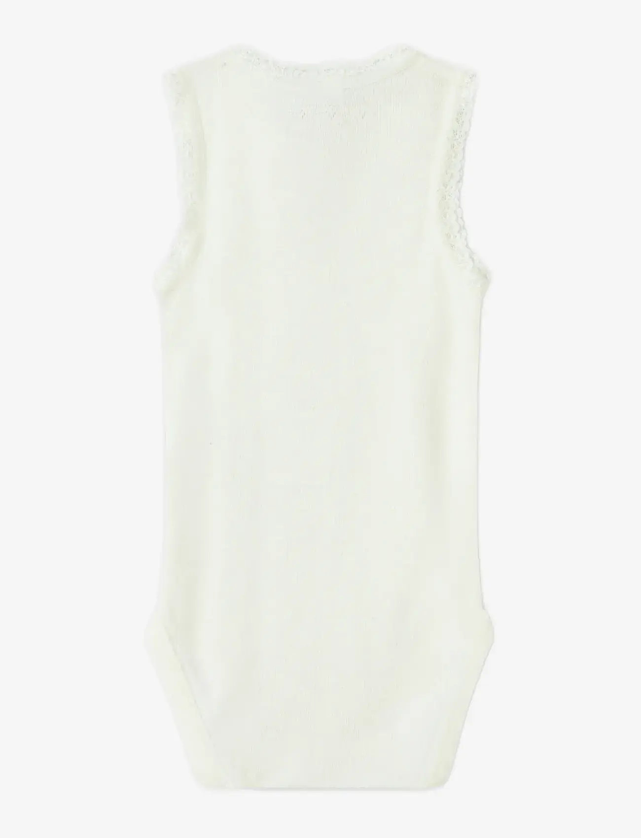 name it - NBFWANG WOOL NEEDLE TANK  BODY - snow white - 1