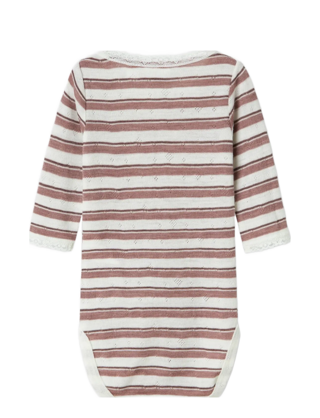 name it - NBFWANG WOOL NEEDLE LS BODY NOOS - uldundertøj baby - antler - 2