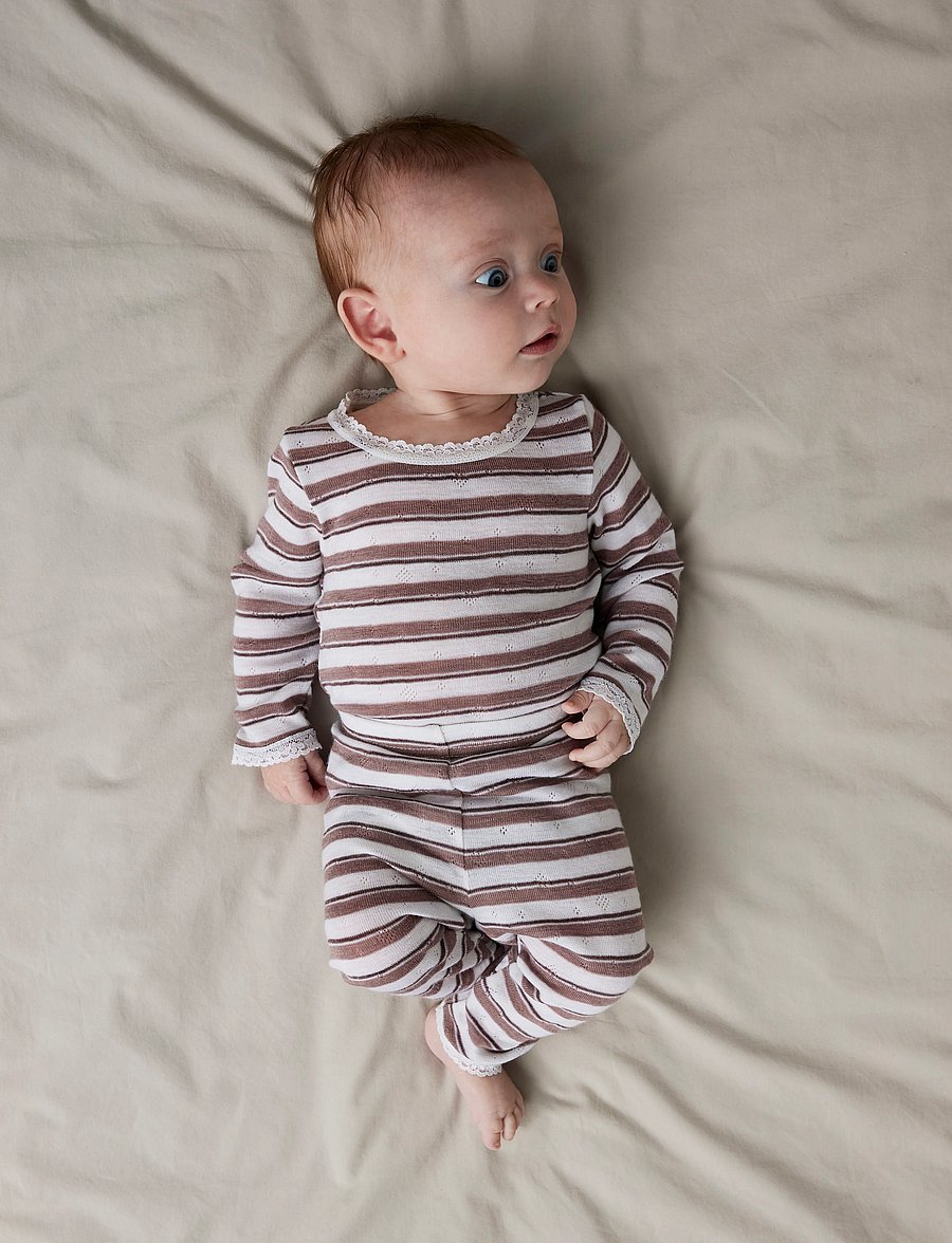 name it - NBFWANG WOOL NEEDLE LS BODY NOOS - underställ baby - antler - 4