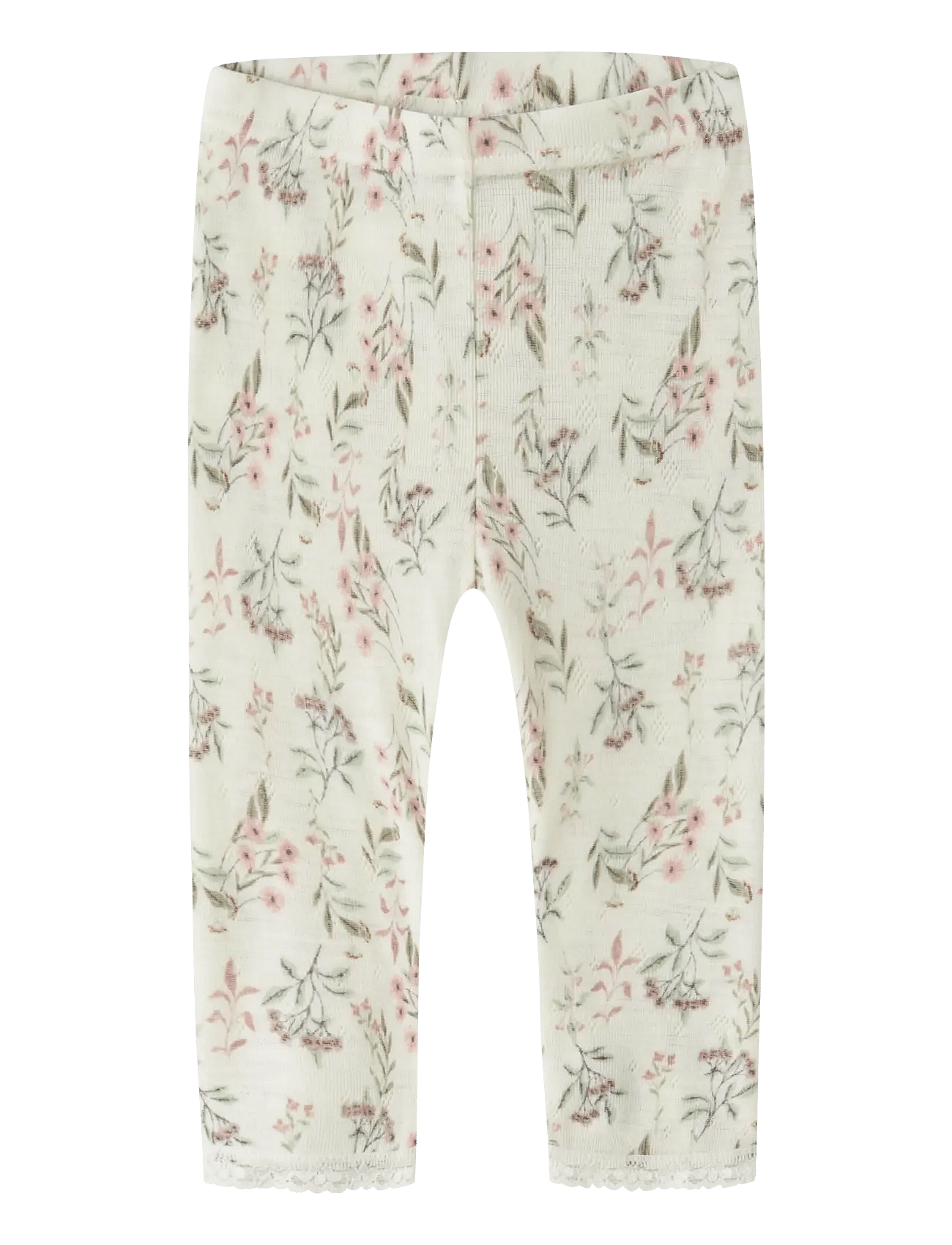 NBFWANG WOOL NEEDLE LEGGING NOOS - SNOW