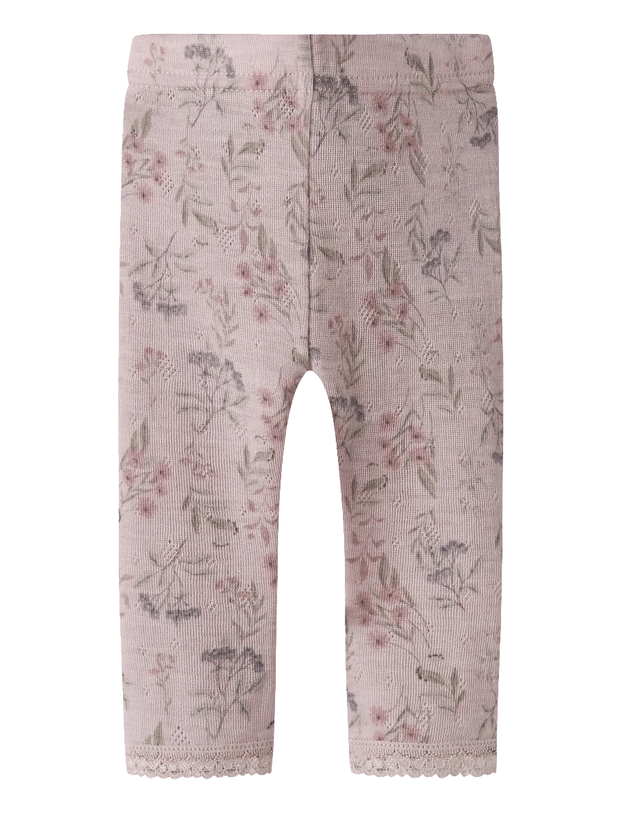 name it - NBFWANG WOOL NEEDLE LEGGING NOOS - beebi alusriided - violet ice - 0