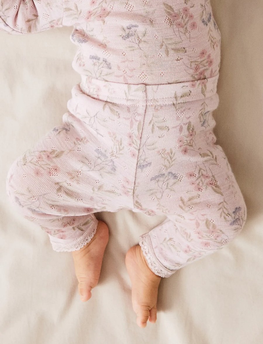 name it - NBFWANG WOOL NEEDLE LEGGING NOOS - beebi alusriided - violet ice - 1