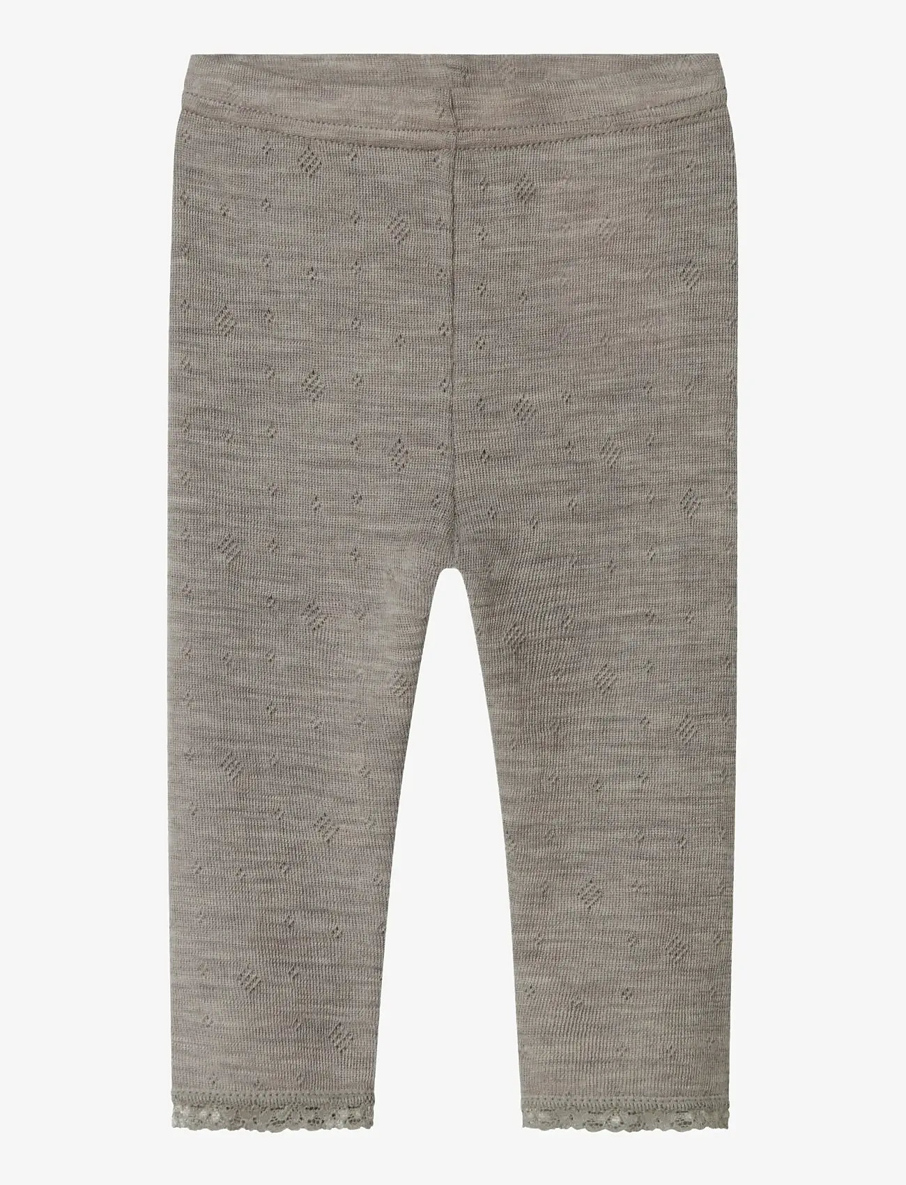 name it - NBFWANG WOOL NEEDLE LEGGING SOLID NOOS - herbstliche kleidung - satellite - 0