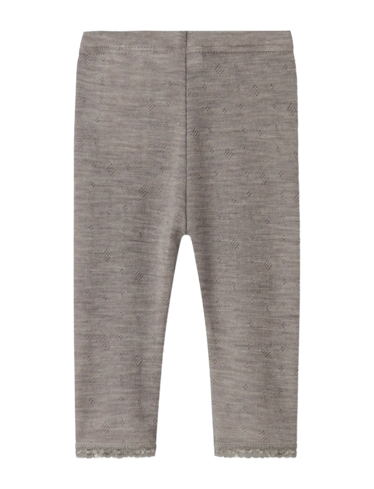 name it - NBFWANG WOOL NEEDLE LEGGING SOLID NOOS - leggings - satellite - 1