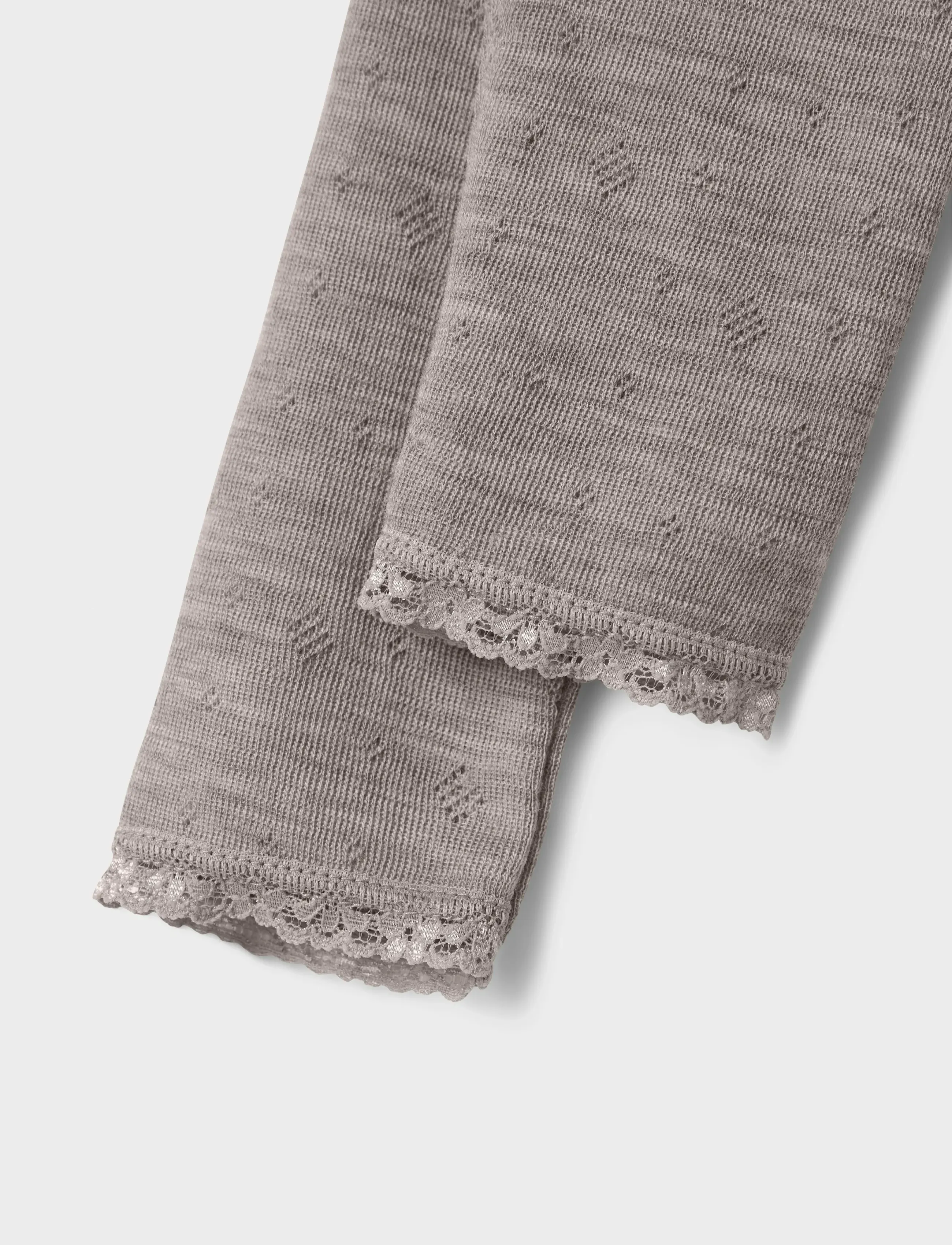 name it - NBFWANG WOOL NEEDLE LEGGING SOLID NOOS - leggings - satellite - 2