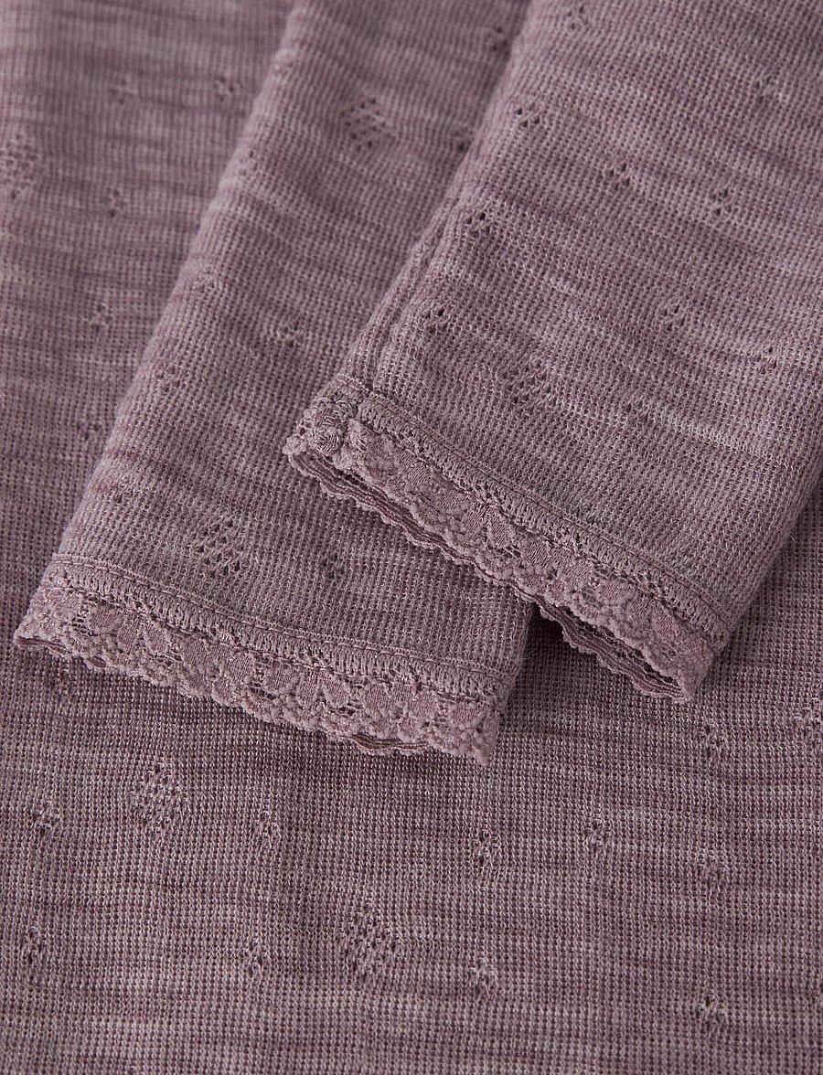 name it - NBFWANG WOOL NEEDLE LEGGING SOLID NOOS - termoveļa mazuļiem - toadstool - 2