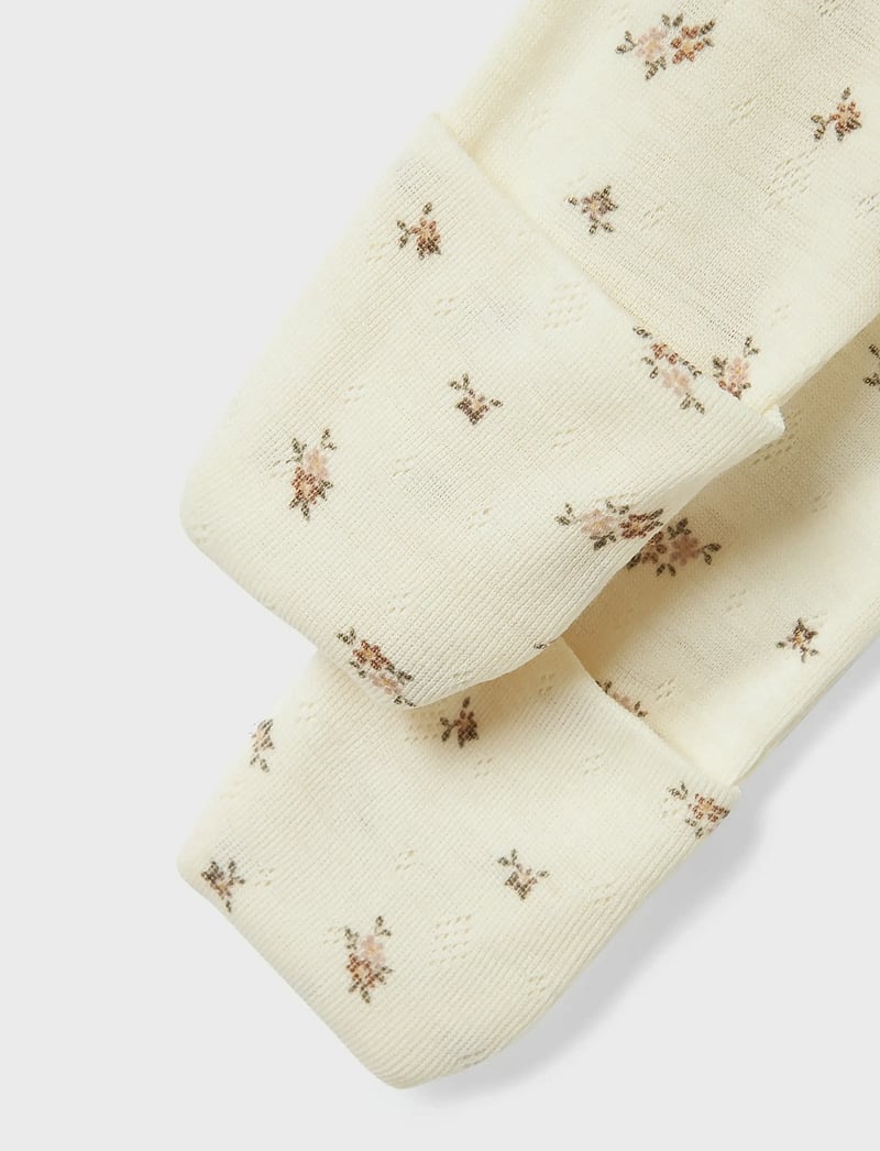 name it - NBFWANG WOOL NEEDLE NIGHTSUIT NOOS - snow white - 0