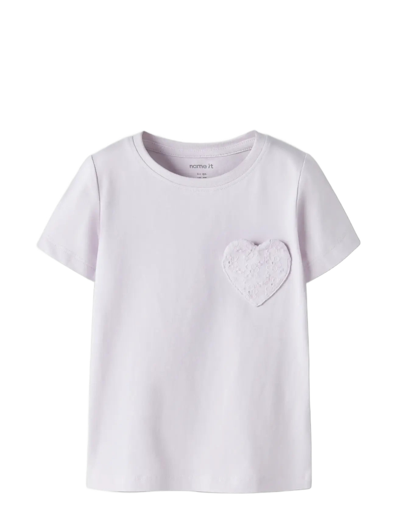 name it - NMFDEAS SS TOP - kurzärmelige - lavender fog - 2