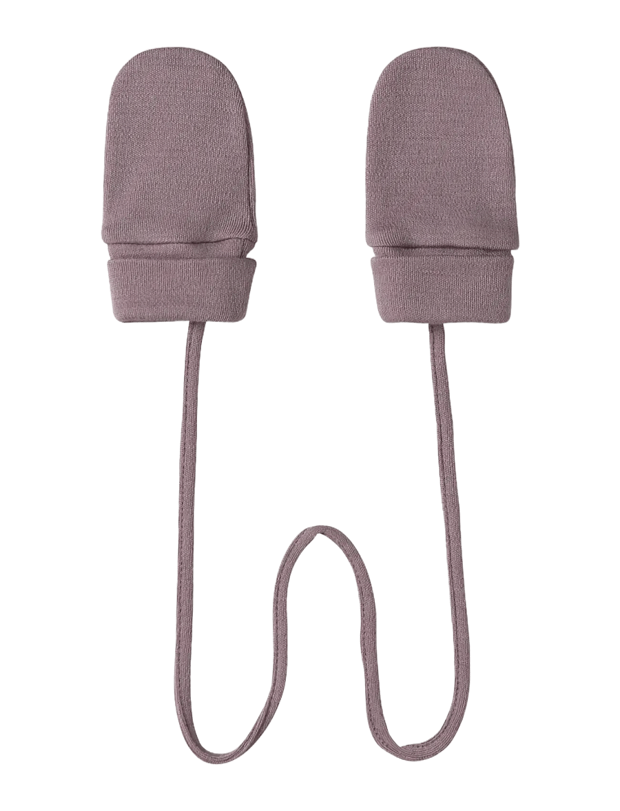name it - NBFWILLIT WOOL MITTENS WO/THUMB - kindad - toadstool - 1