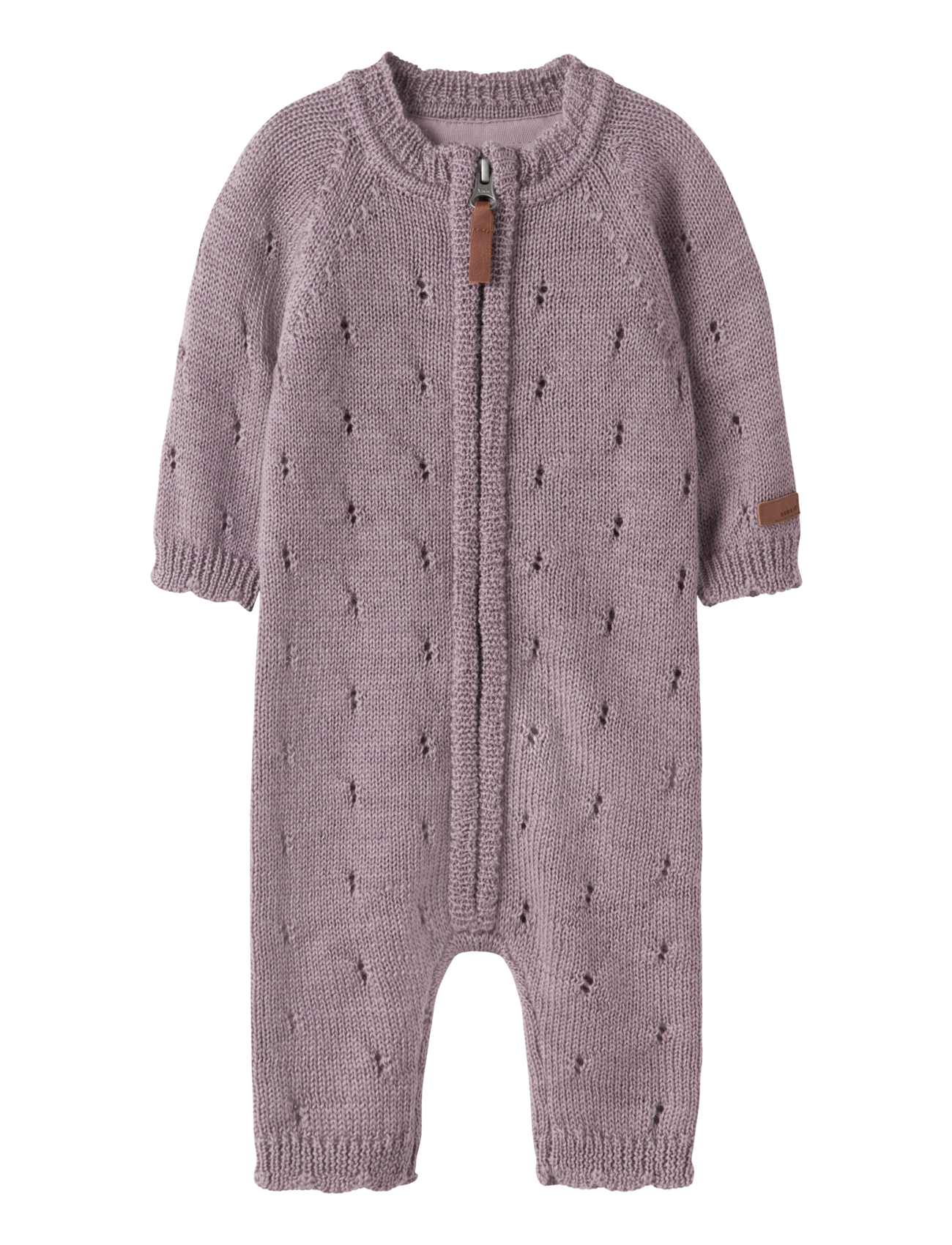 name it NBFWRILLA WOOL LS KNIT SUIT - Wolle - TOADSTOOL / purple