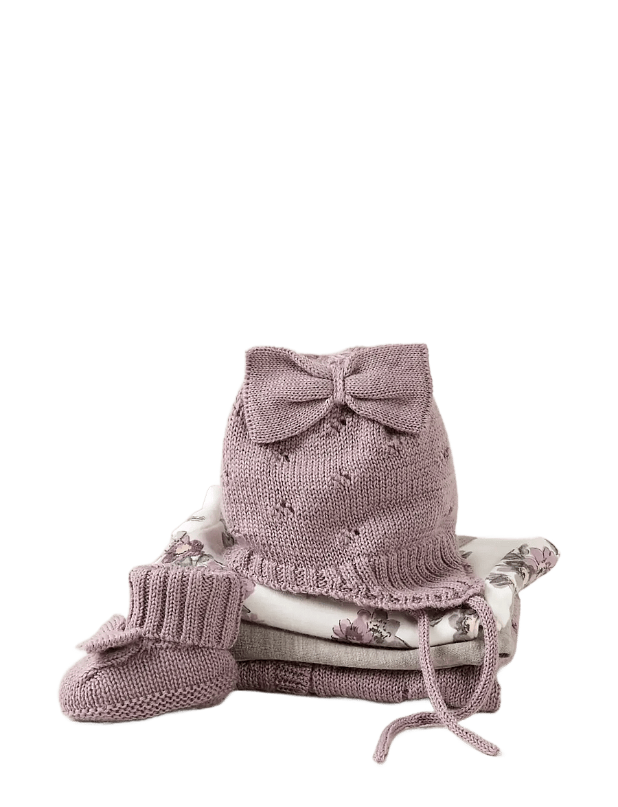 name it - NBFWRILLA WOOL KNIT SLIPPERS - baby-schuhe - toadstool - 2