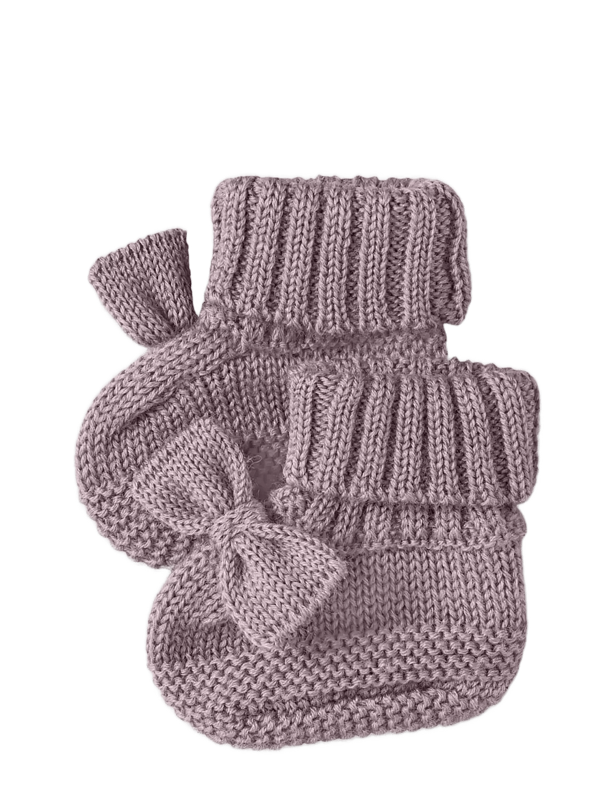 name it - NBFWRILLA WOOL KNIT SLIPPERS - baby-schuhe - toadstool - 3