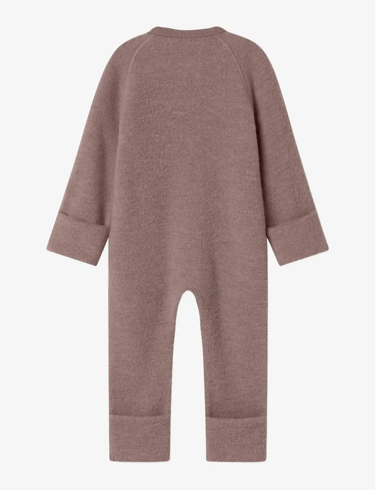 name it - NBFWMINO WOOL BRU LS SUIT NOOS - jacken & mäntel - antler - 1