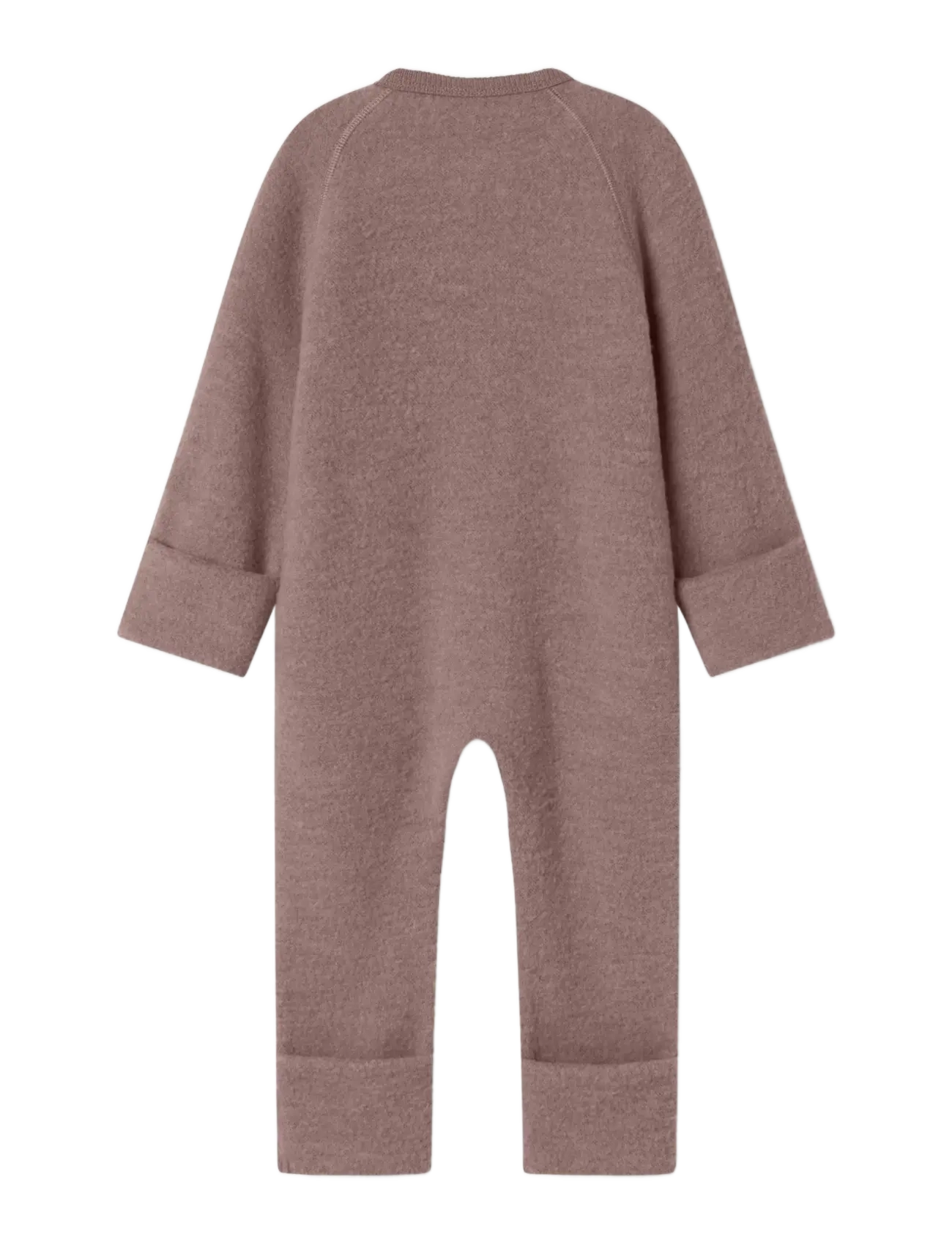 name it - NBFWMINO WOOL BRU LS SUIT NOOS - antler - 2