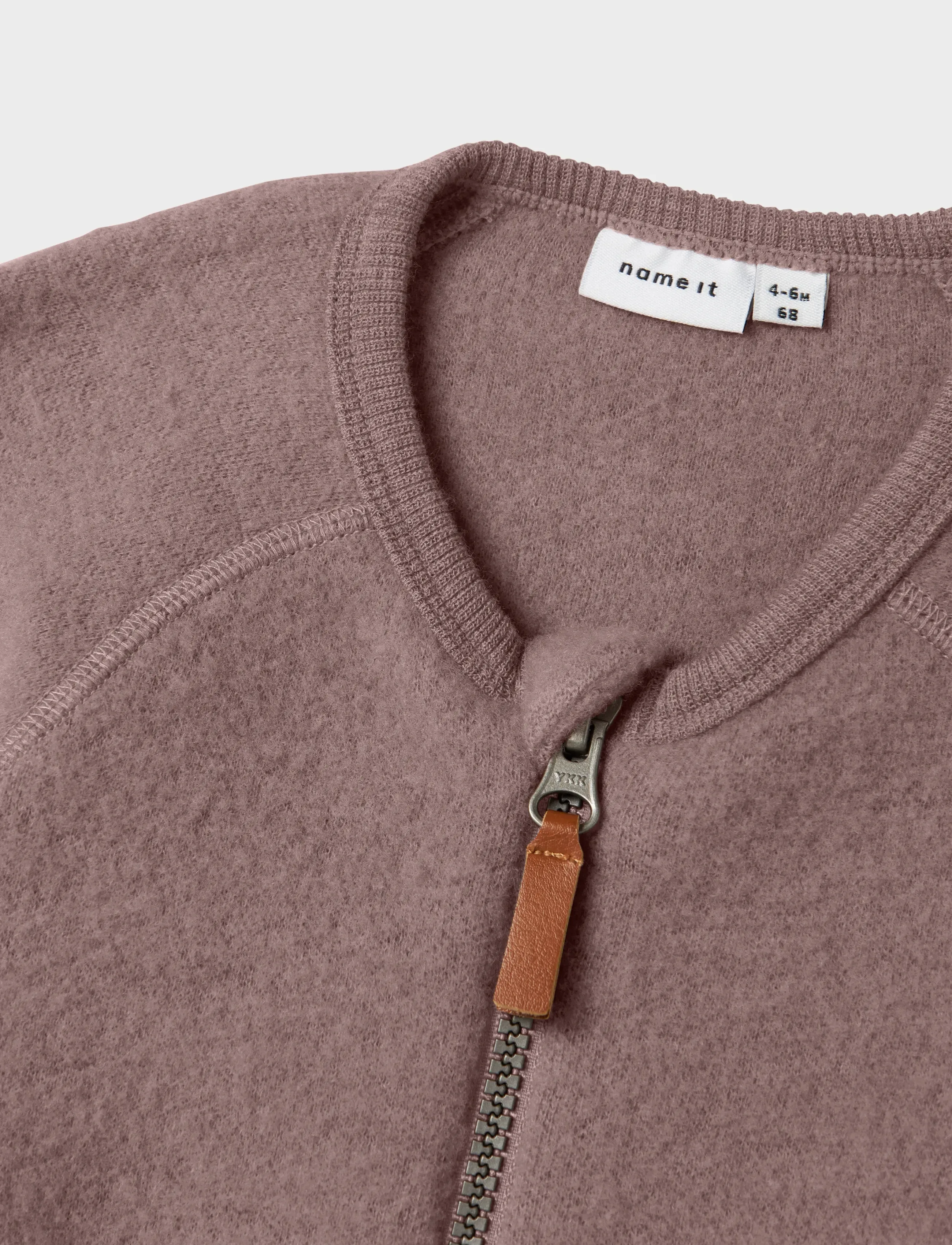 name it - NBFWMINO WOOL BRU LS SUIT NOOS - antler - 3