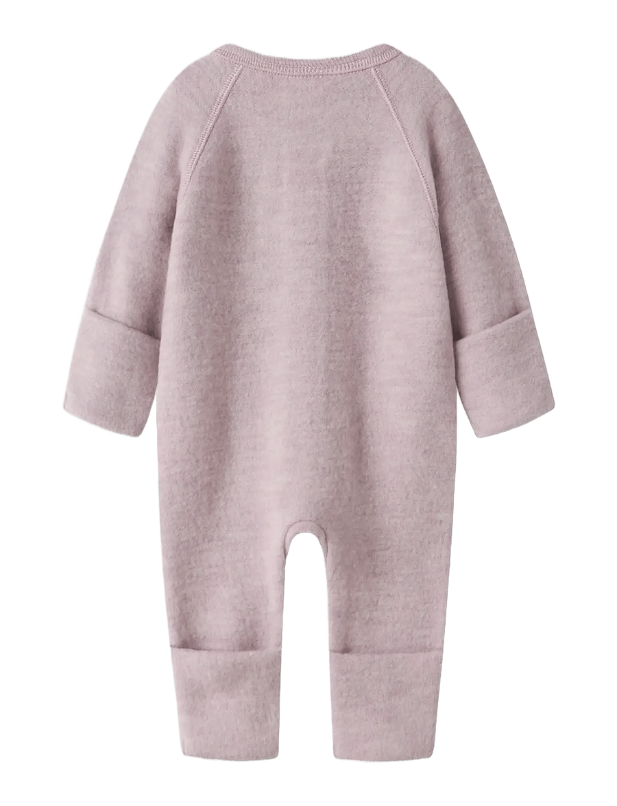 name it - NBFWMINO WOOL BRU LS SUIT - violet ice - 1