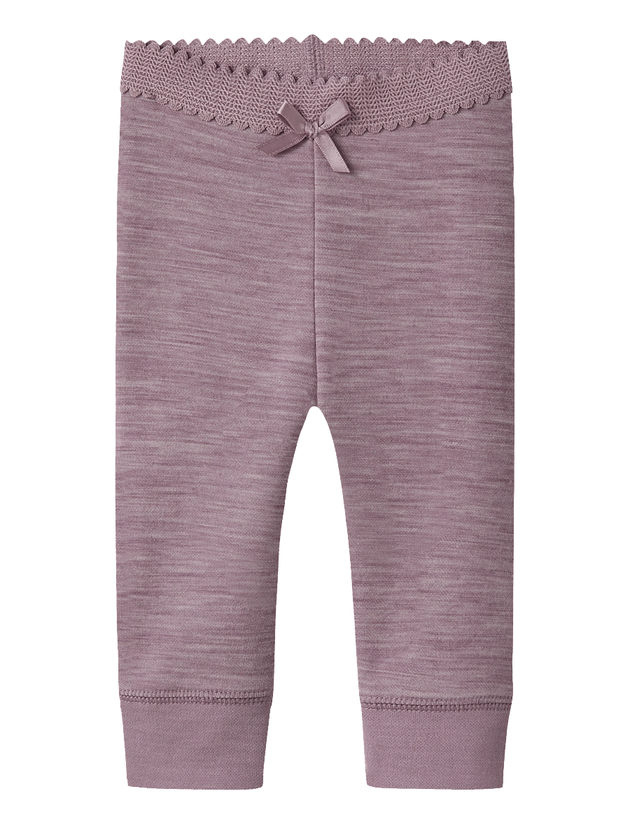 name it - NBFWYLA WO/VI LEGGING - beebi alusriided - toadstool - 0