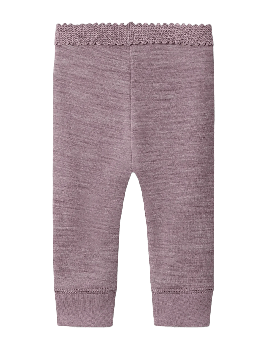 name it - NBFWYLA WO/VI LEGGING - beebi alusriided - toadstool - 1