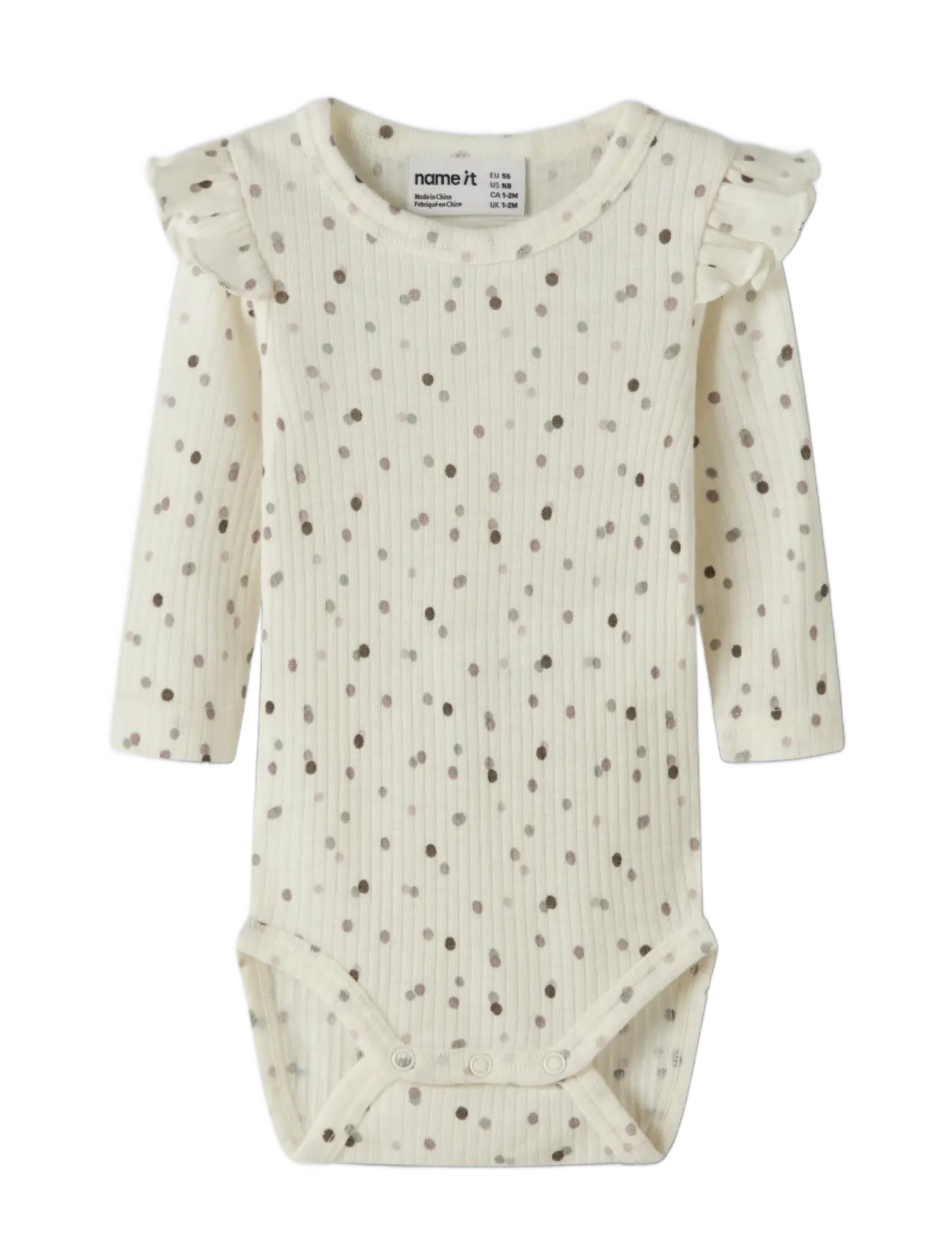 name it - NBFWOMI WO/MO LS BODY - underställ baby - snow white - 2
