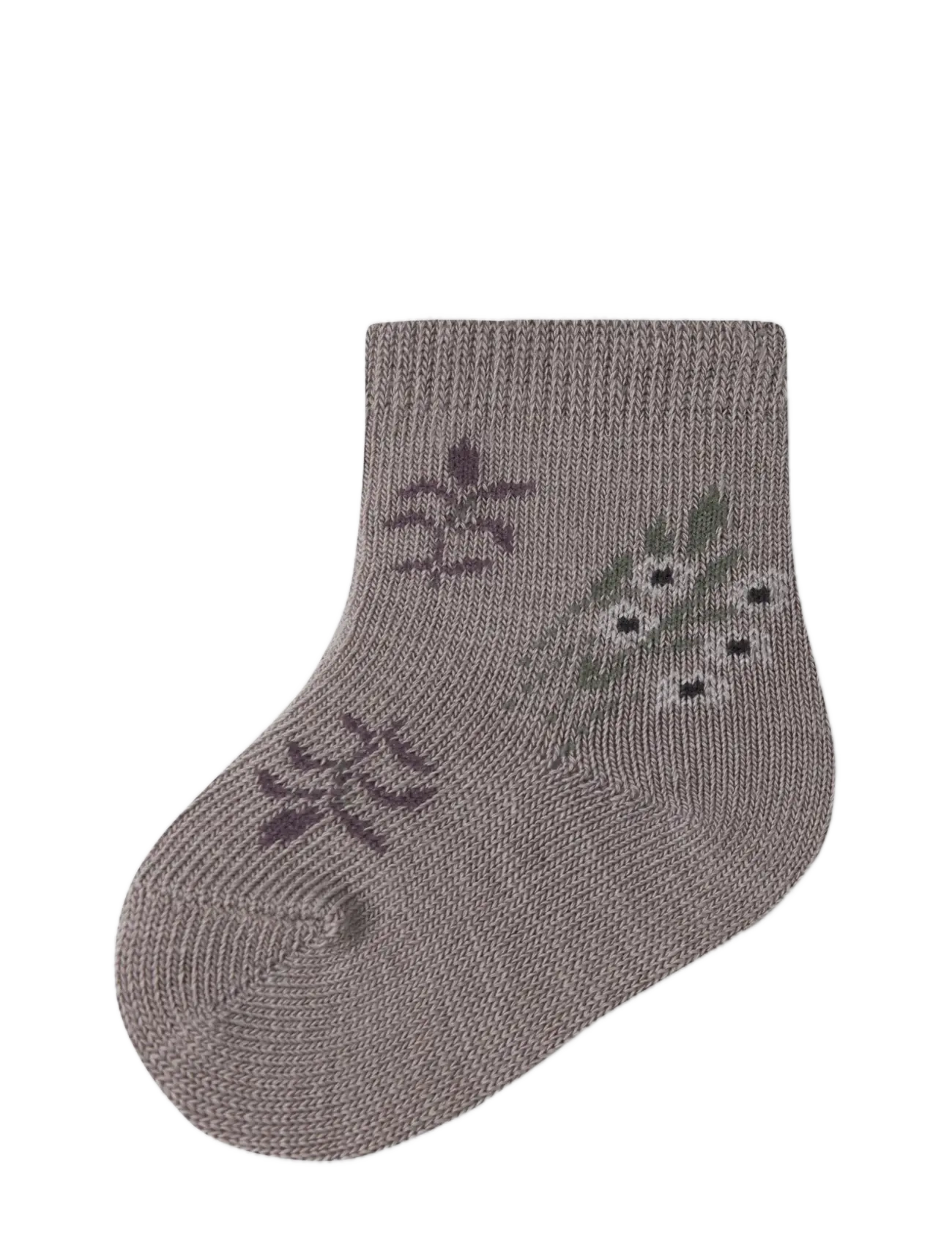 name it - NBFWAK WO/BL 4P SOCK - bebisstrumpor - toadstool - 1