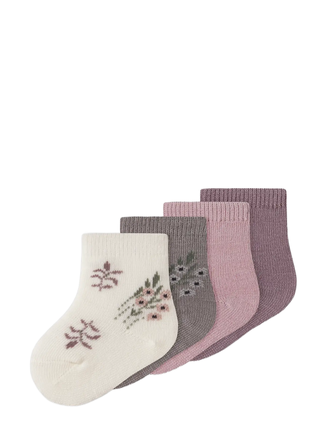 name it - NBFWAK WO/BL 4P SOCK - bebisstrumpor - toadstool - 3