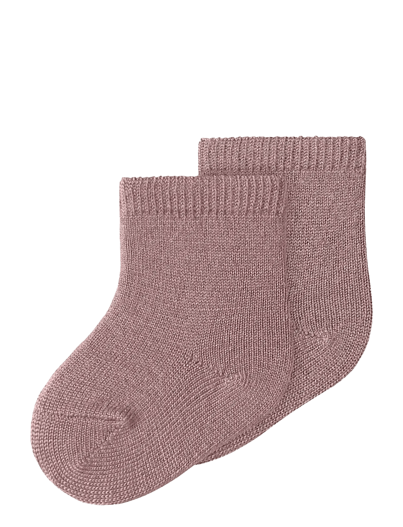 name it - NBFWAKTA WO/VI 2P SOCK - strømper - antler - 1