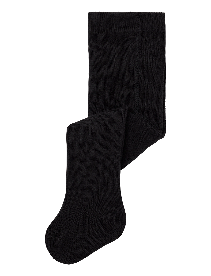 name it - NBFWAK WO/BL PANTYHOSE SOLID - strumpbyxor - black - 1