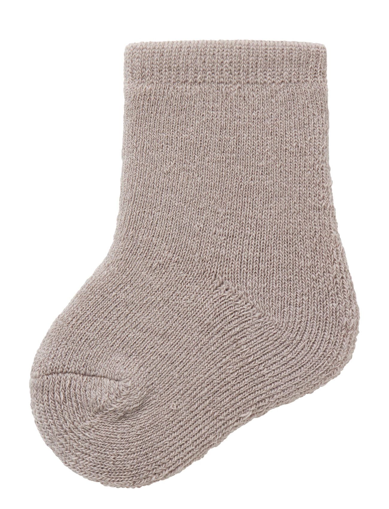 name it NBFWAKSI WO/BL TERRY SOCK - Bebisstrumpor - SATELLITE / beige