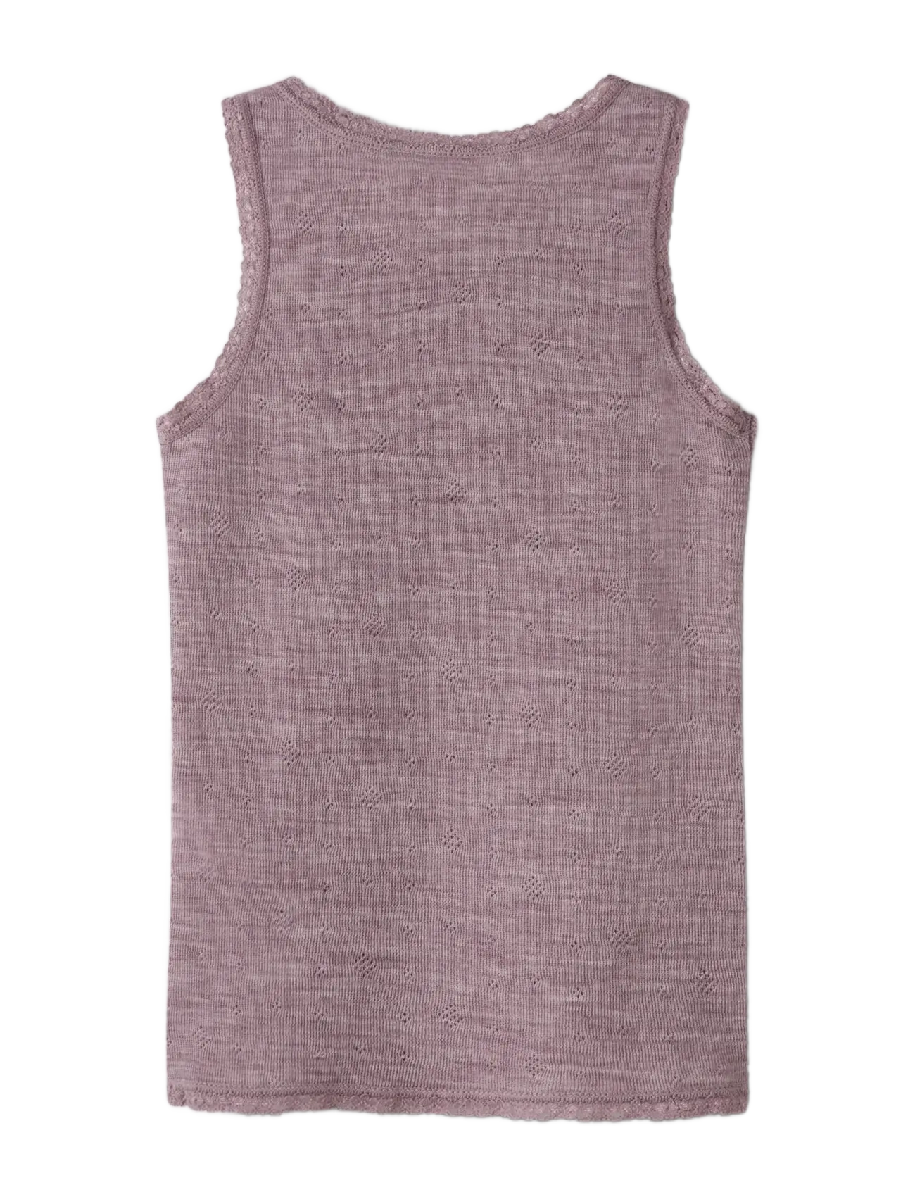 name it - NMFWANG WOOL NEEDLE TANK TOP - toadstool - 1
